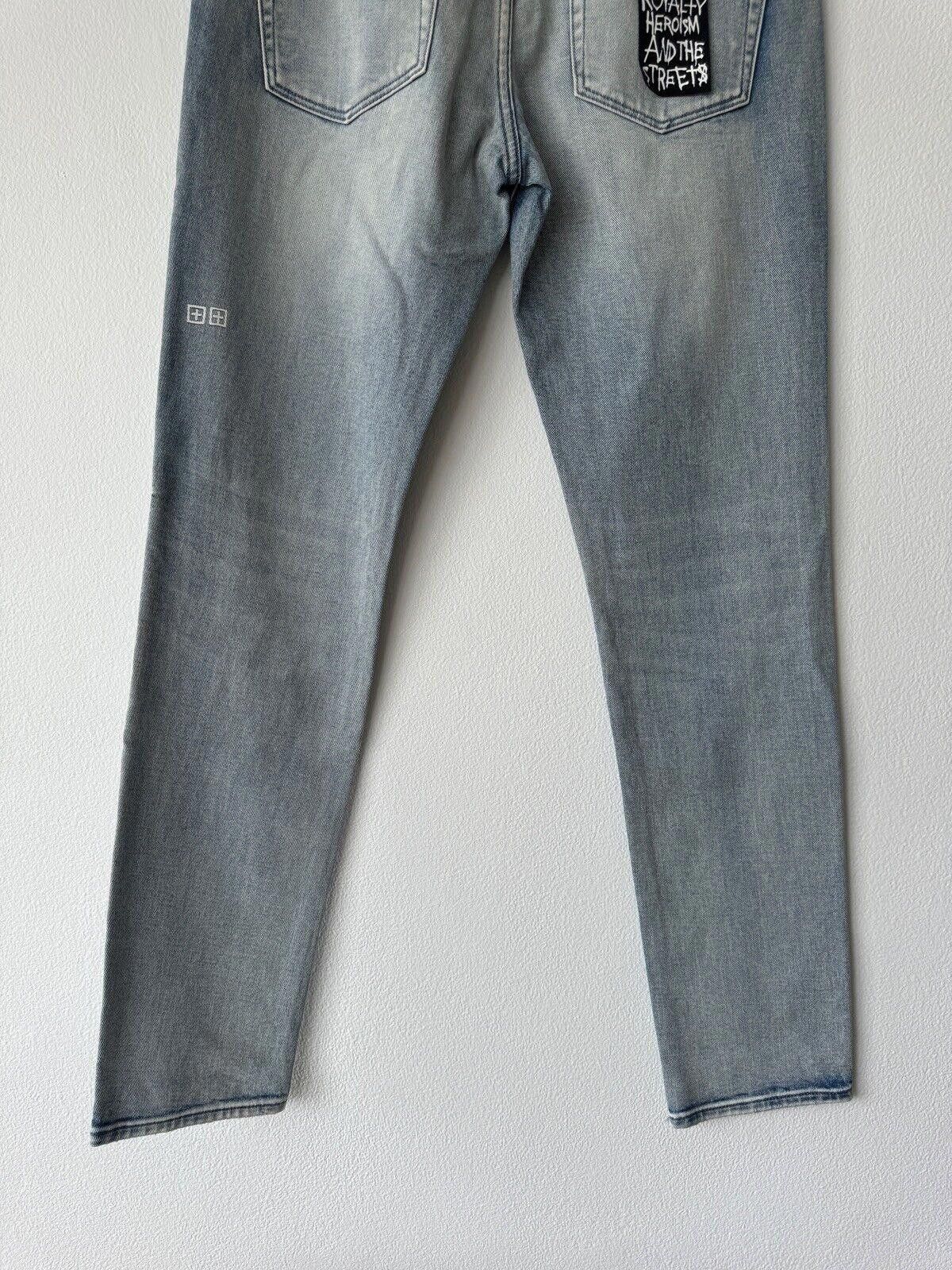 Ksubi Ksubi mens denim jean jeans chitch 32 blue vapour ripped Size US 32 / EU 48 - 7 Thumbnail