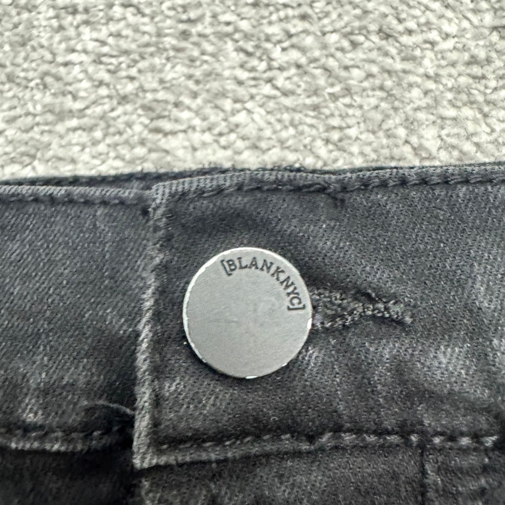 Vintage BLANKNYC Jeans Mens 32 Black Stretch Slim Fit Straight Leg Denim Horatio Casual Size US 32 / EU 48 - 3 Thumbnail