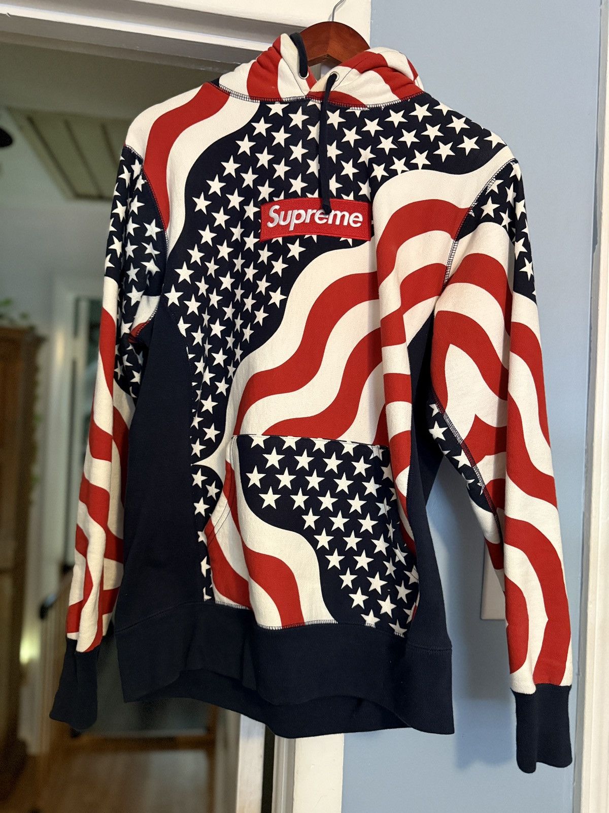 Supreme Supreme USA box logo hoodie Size US M / EU 48-50 / 2 - 1 Thumbnail