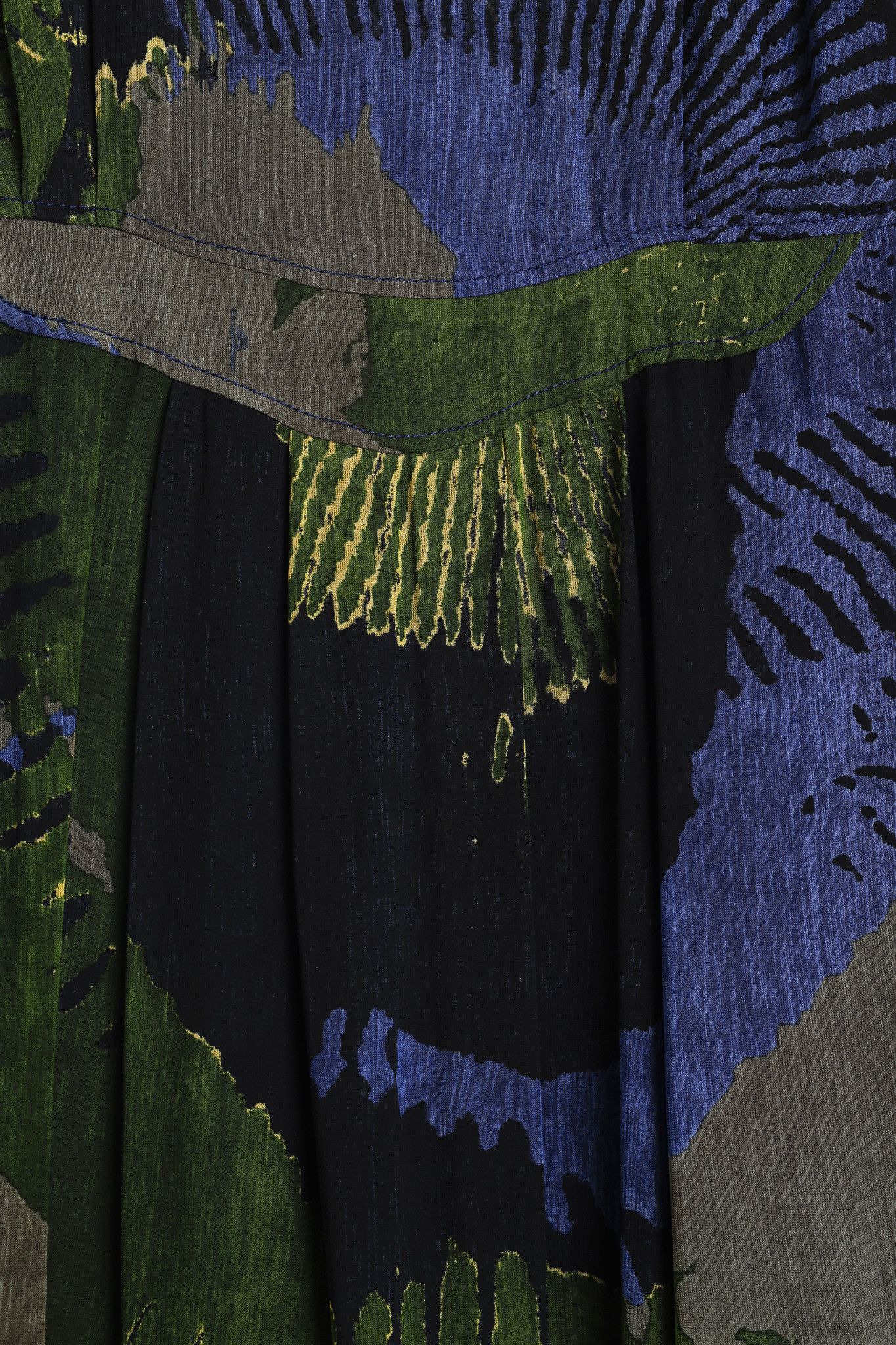 Etro Etro Abstract-Print Silk-Blend Sleeveless Mini Dress Size M / US 6-8 / IT 42-44 - 5 Thumbnail