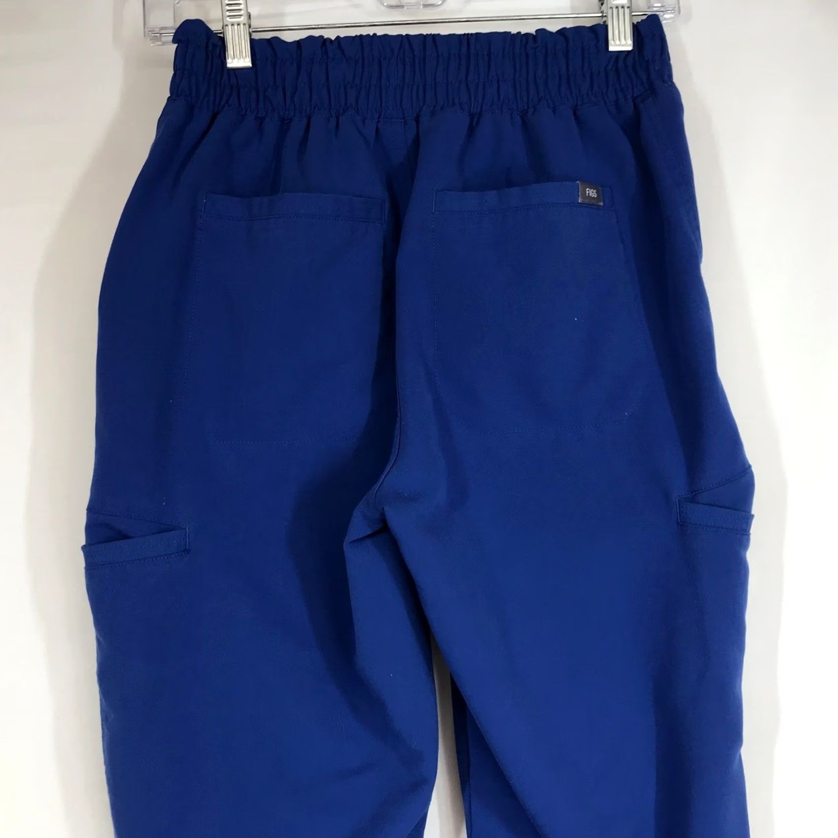 Vintage FIGS Technical Collection Scrub Pants Straight Leg Cargo Pockets XS Blue Women? Unisex Adults Size 26" / US 2 / IT 38 - 5 Thumbnail