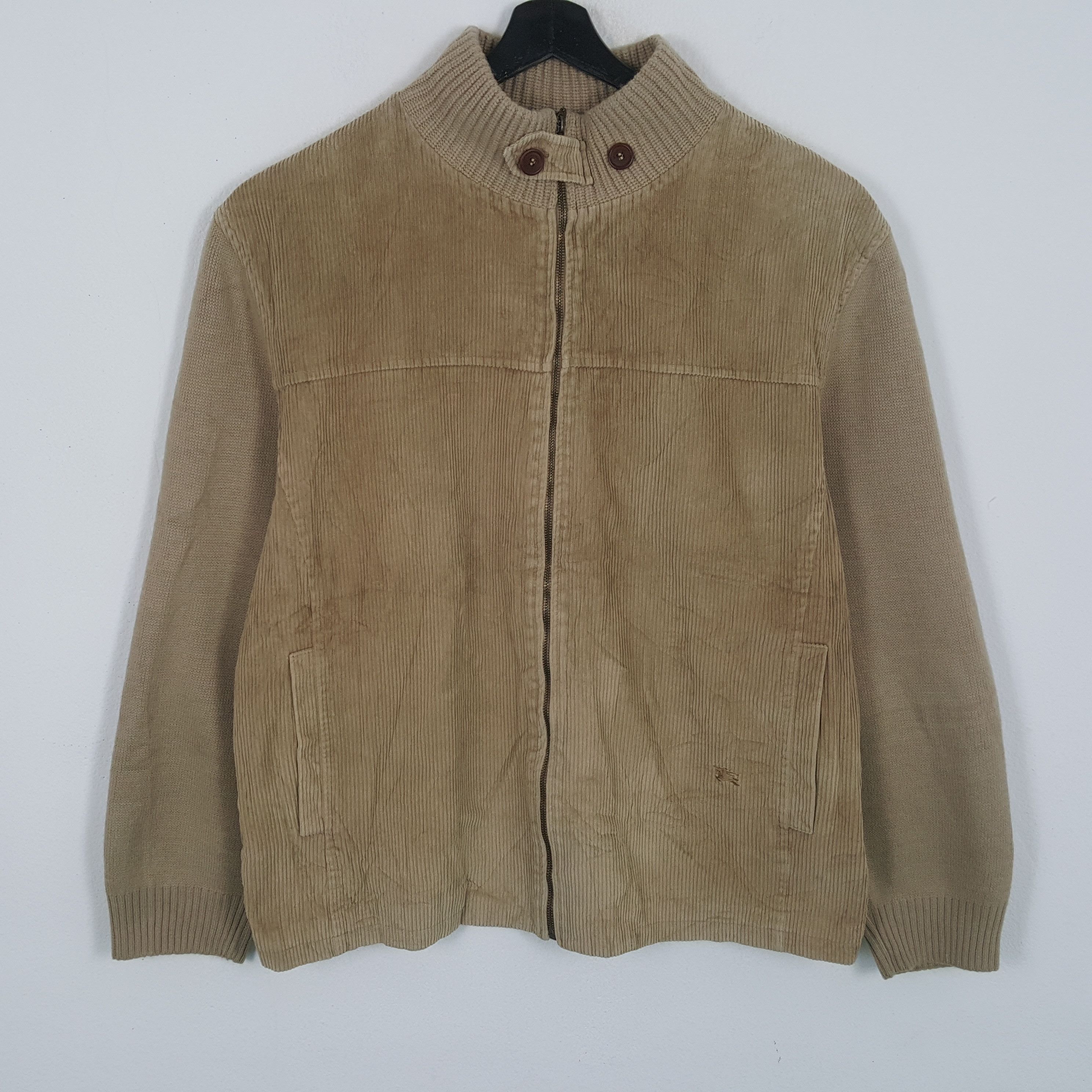 Burberry × Vintage BURBERRY LONDON Winter Style Custom Art Velvet Jacket Size US XL / EU 56 / 4 - 3 Thumbnail