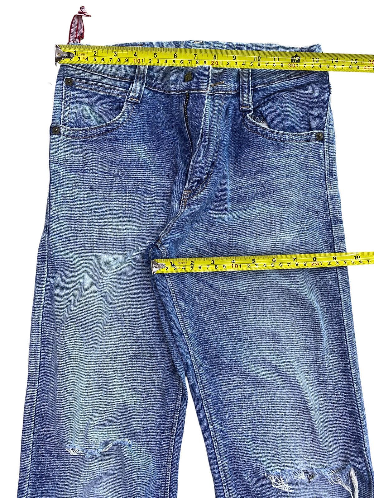 Edwin Vintage Edwin Acid Blue Wash Style Straight Cut Jeans Size US 27 - 5 Thumbnail