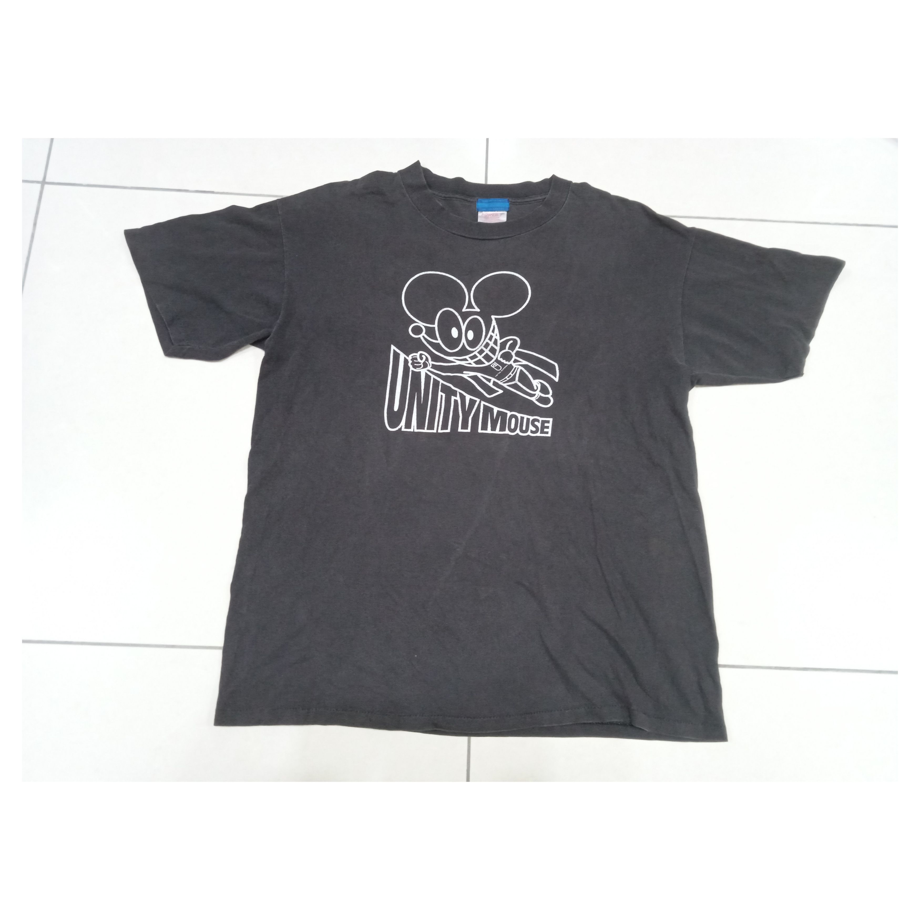 Japanese Brand × United Arrows × Vintage Vintage 90s United Arrows Unity Mouse T Shirt Distressed Size L / US 10 / IT 46 - 1 Thumbnail