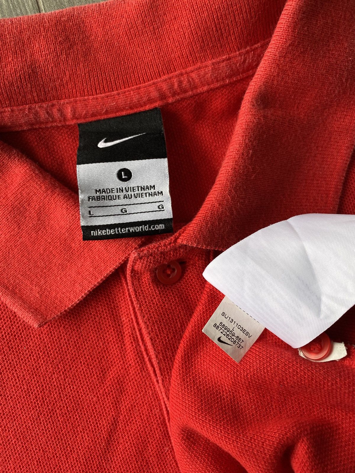 Nike × Vintage Nike x England 2013 Polo Shirt Size US L / EU 52-54 / 3 - 5 Thumbnail