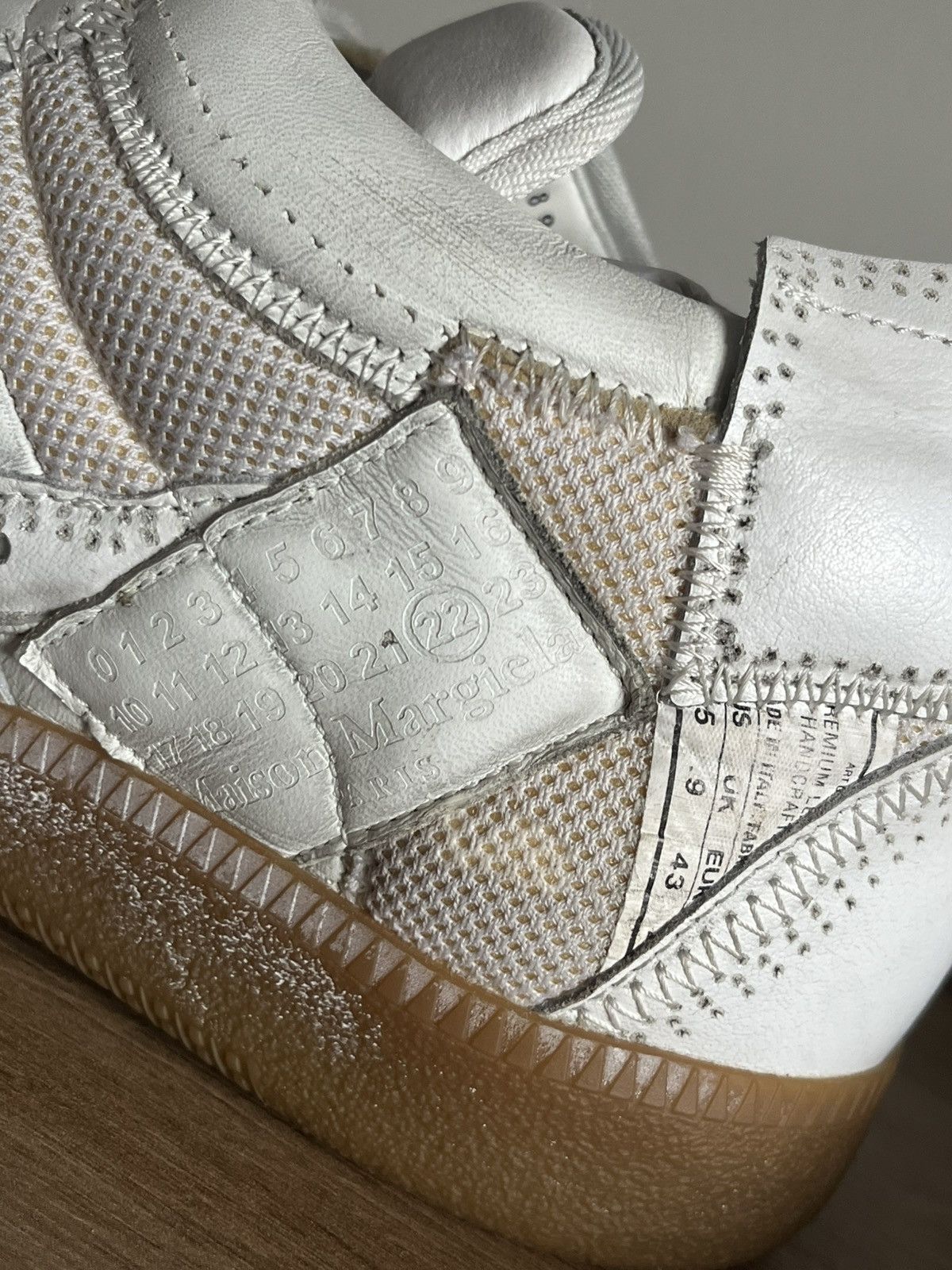 Maison Margiela Limited Edition Patchwork GATs EU 44 UK 10