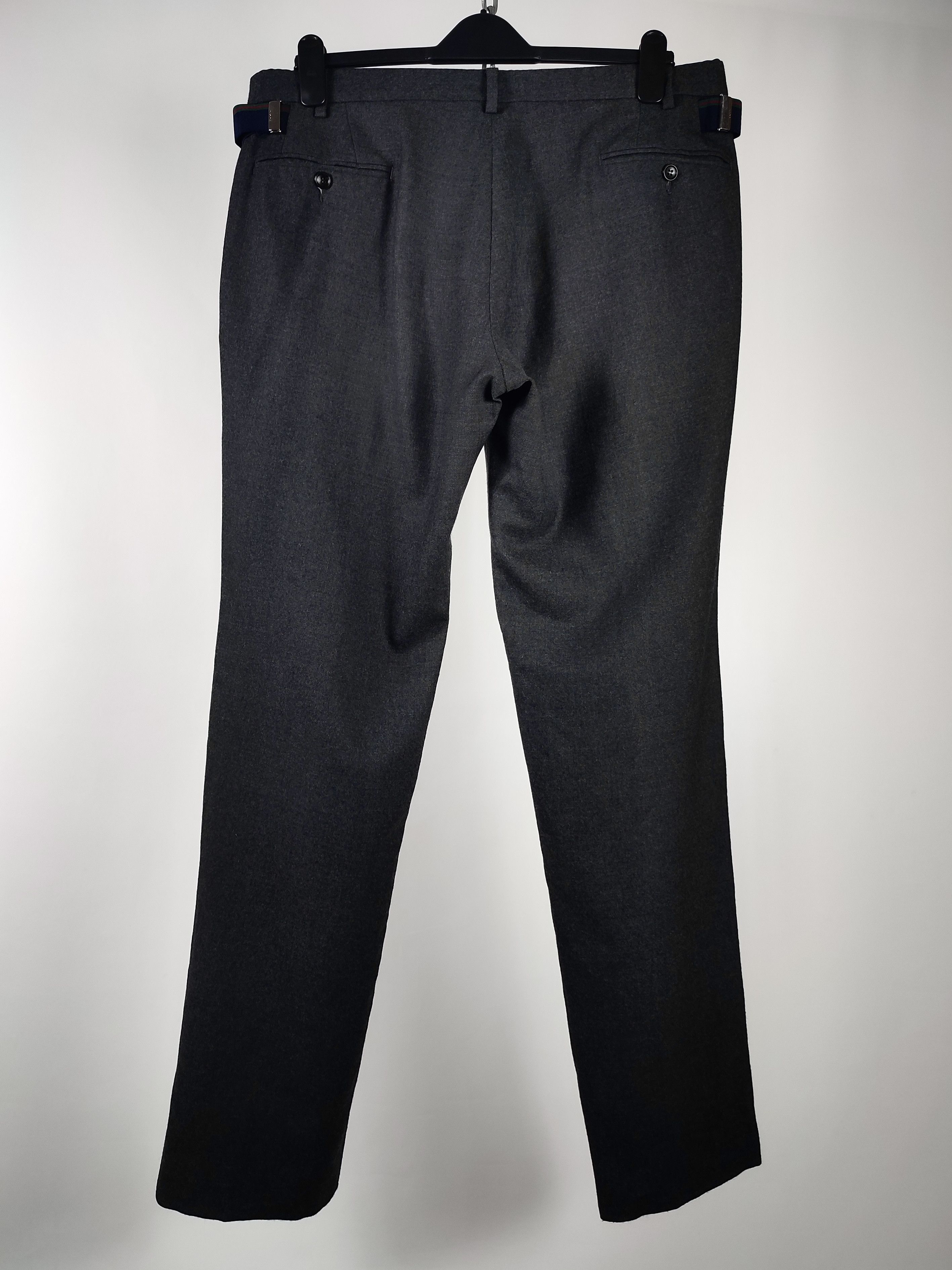 Gucci 00s Archive Gucci Tom Ford Slim Fit Wool Trousers Size 52R - 10 Thumbnail