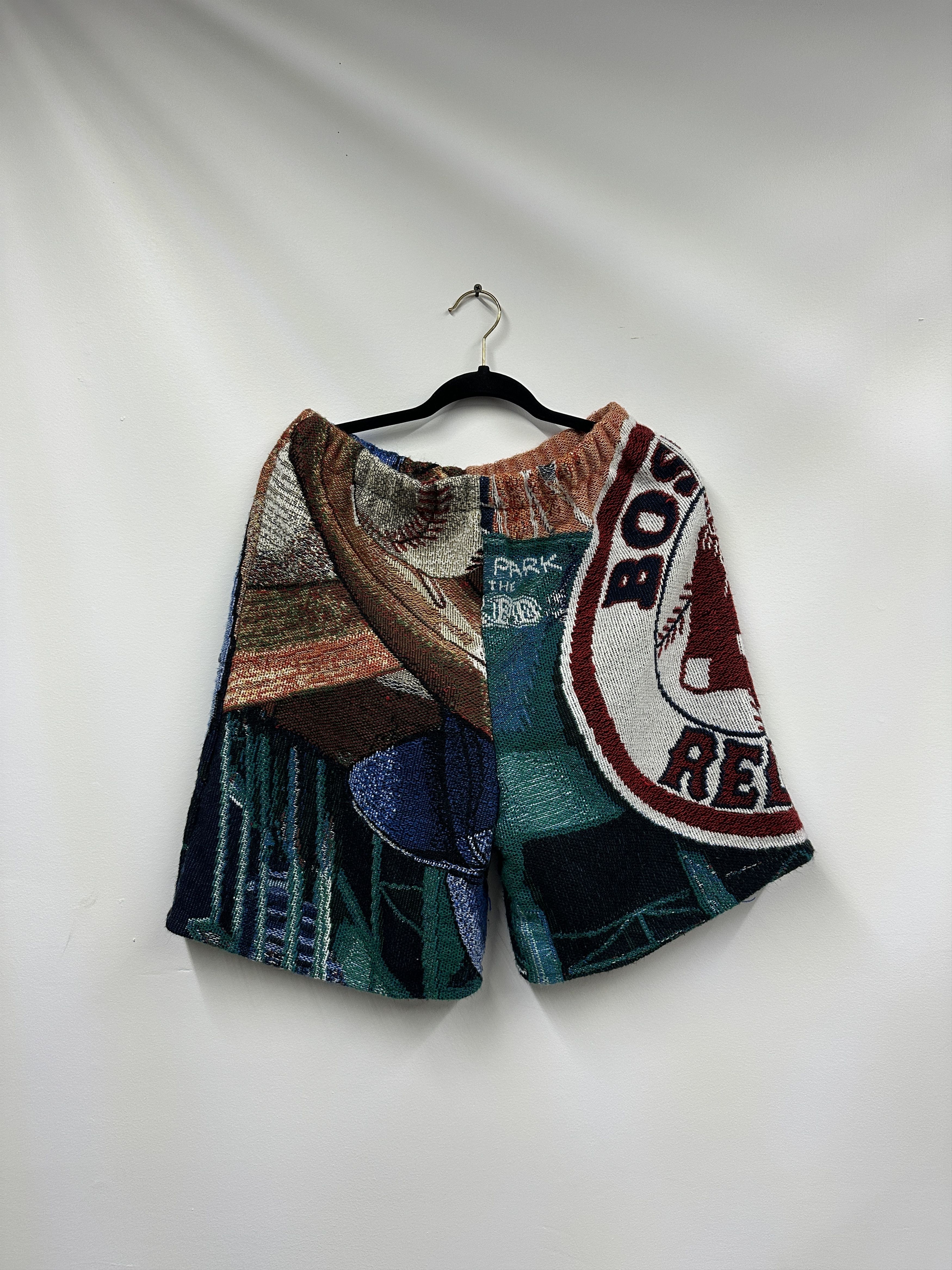 Other Custom Boston Red Sox Towel Shorts 1/1 Size US 33 - 1 Thumbnail