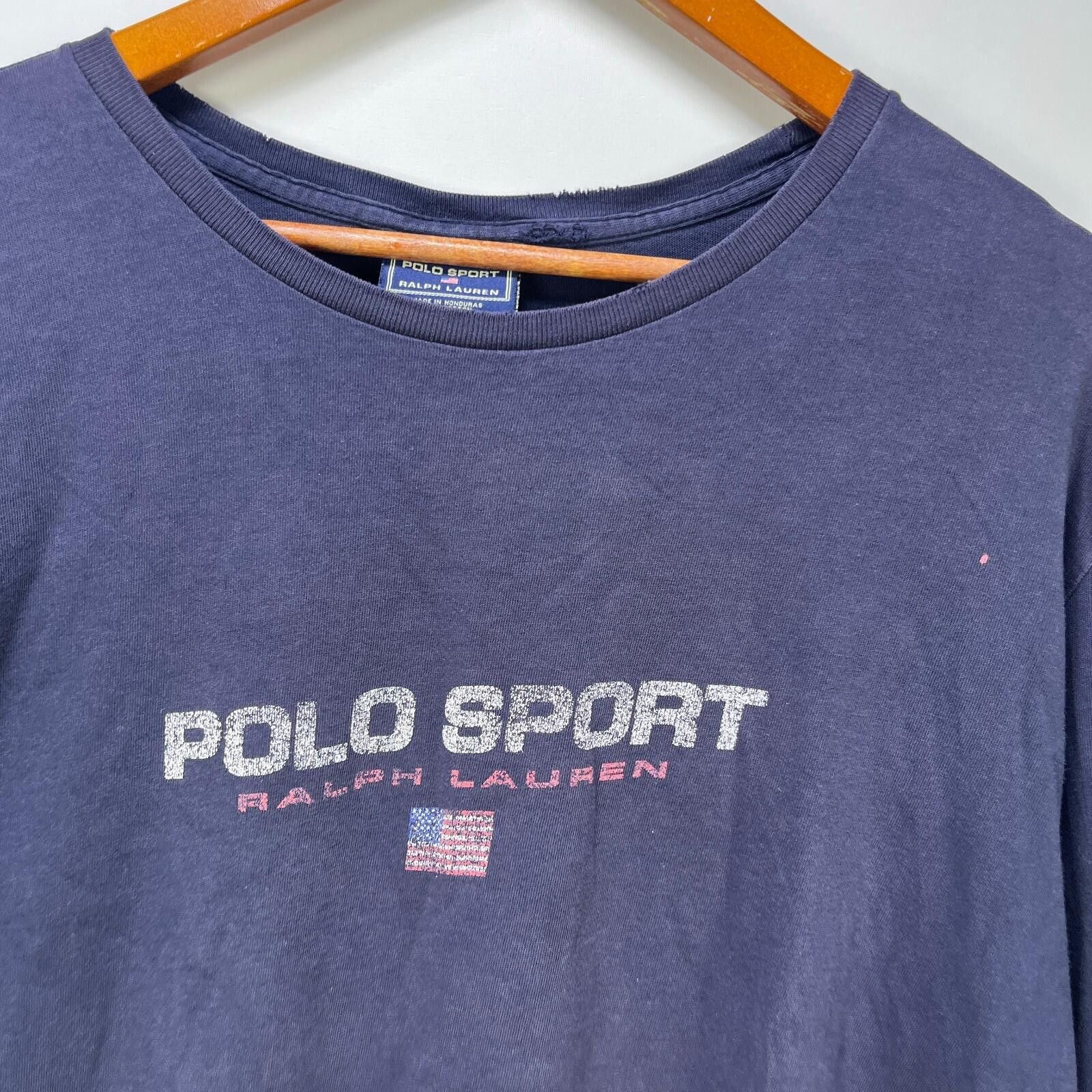 Other Vintage 90s Polo Sport Sun Faded Long Sleeve Shirt Large Size US L / EU 52-54 / 3 - 2 Thumbnail