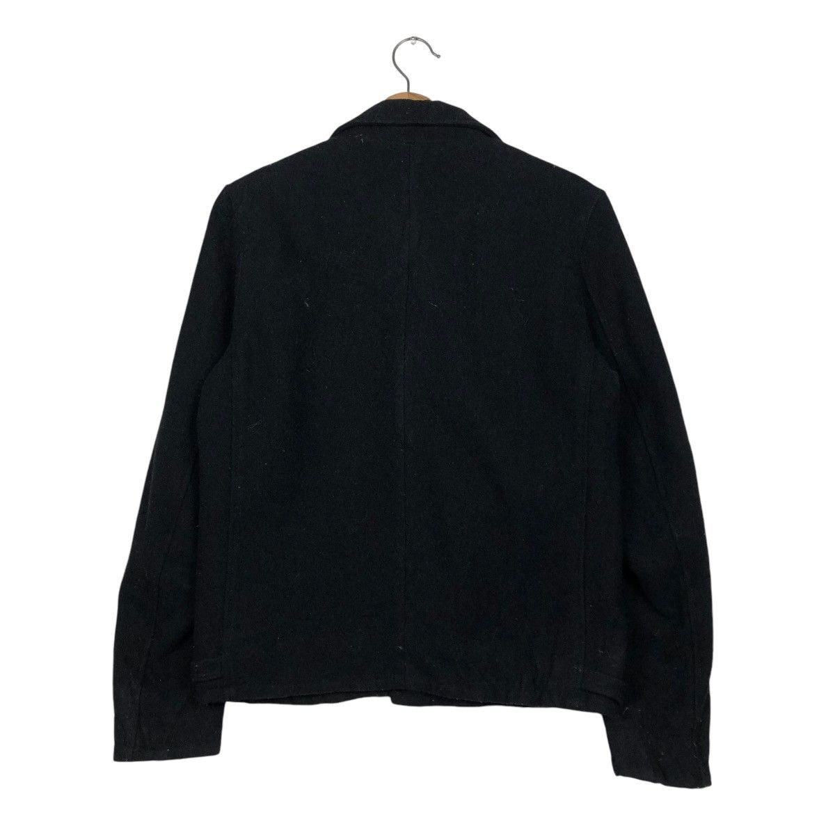 Hysteric Glamour 🔥VINTAGE WOOL CROPPED BIKER JACKET RAGEBLUE DOUBLE COLLAR Size US M / EU 48-50 / 2 - 10 Thumbnail