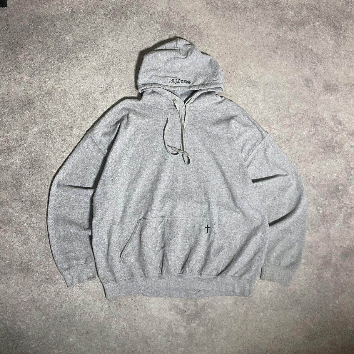 Japanese Brand Japanese FR(13)NDS Cross Big Logo Hoodie Size US XXL / EU 58 / 5 - 1 Thumbnail