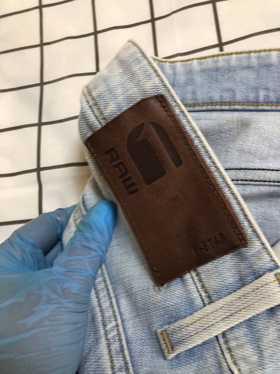 G-Star G star RAW tarred embro cargo jeans denim Size US 33 - 22 Thumbnail