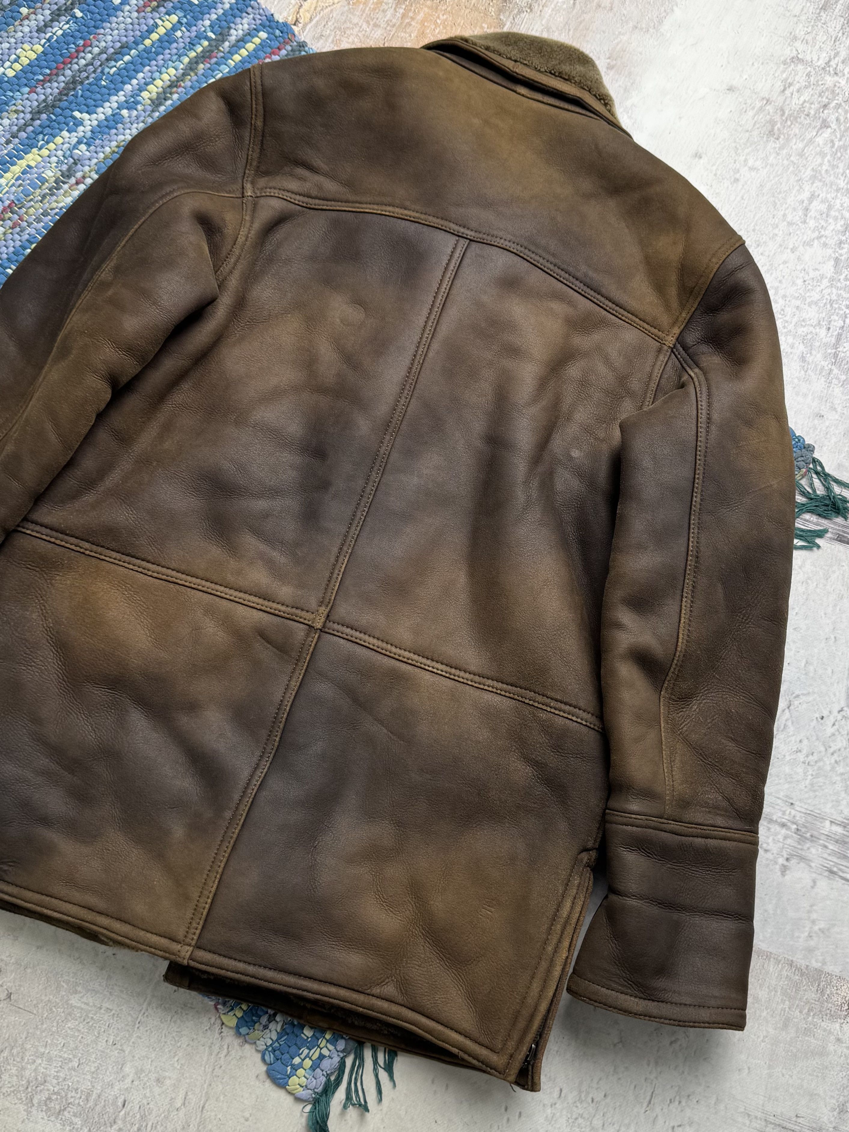 Vintage Vintage Faded Real Sheepskin Coat A8(V1)D15 Size US M / EU 48-50 / 2 - 11 Thumbnail