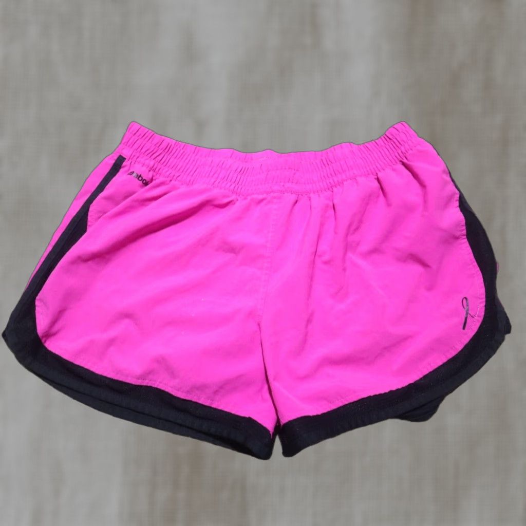 Reebok REEBOK Running Shorty Shorts Pink Play Dry Adult Women's M Medium Shorty Shorts Pink Play Dry Athletic Women’s M Medium Size 32" / US 10 / IT 46 - 1 Thumbnail