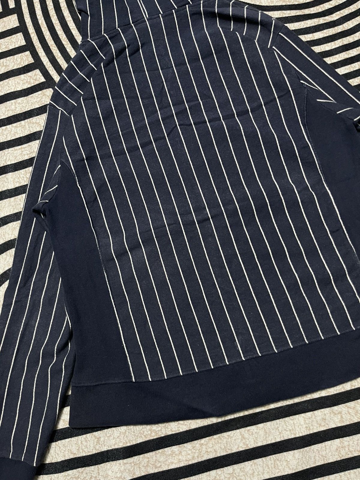 MasterPiece 00s MASTERPIECE STRIPES HOODIE ZIPPER RARE Size US L / EU 52-54 / 3 - 13 Thumbnail