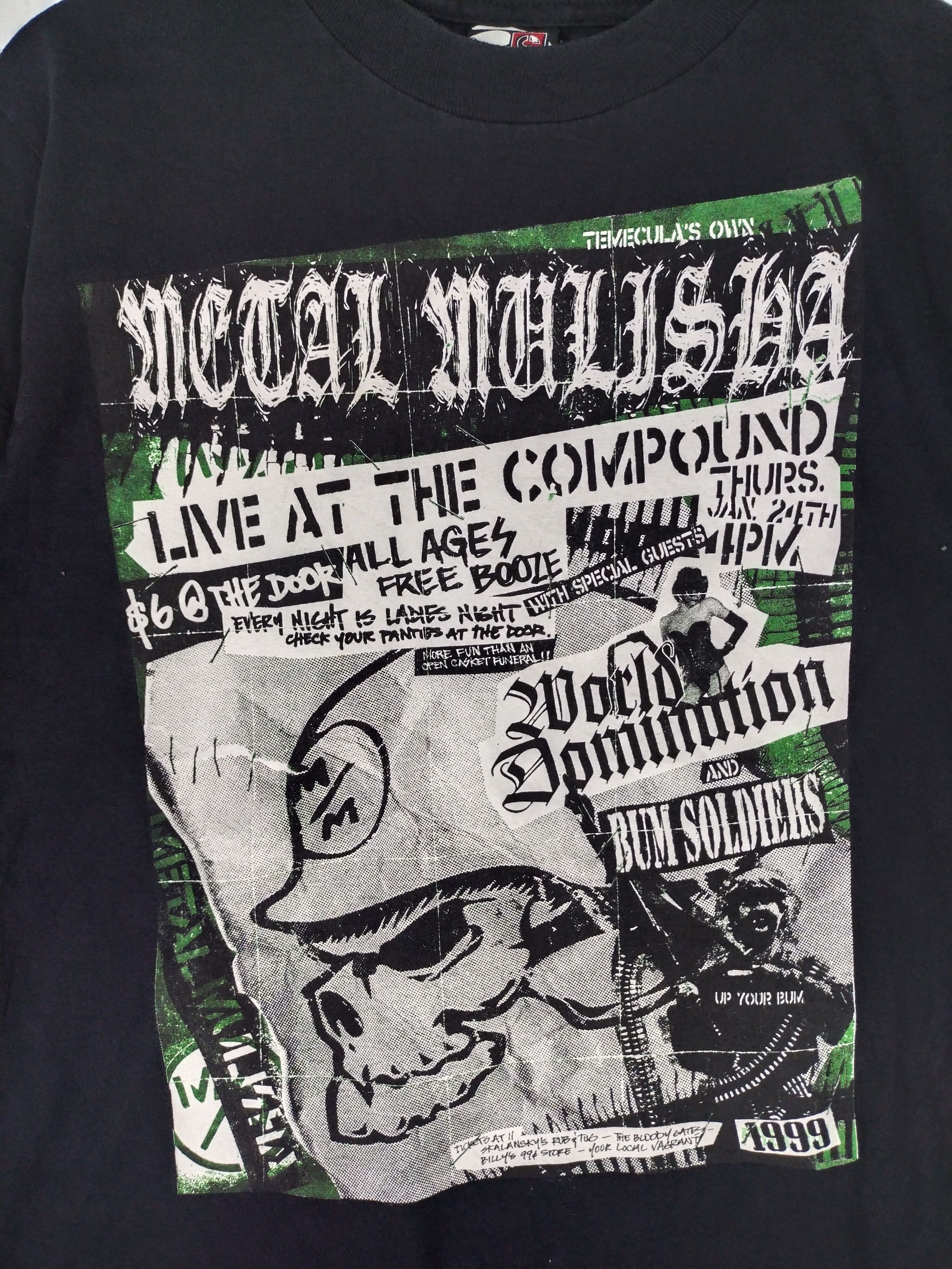 Metal Mulisha 00's Vtg Punk Bum Soldiers Shirt Tee Size US S / EU 44-46 / 1 - 8 Thumbnail