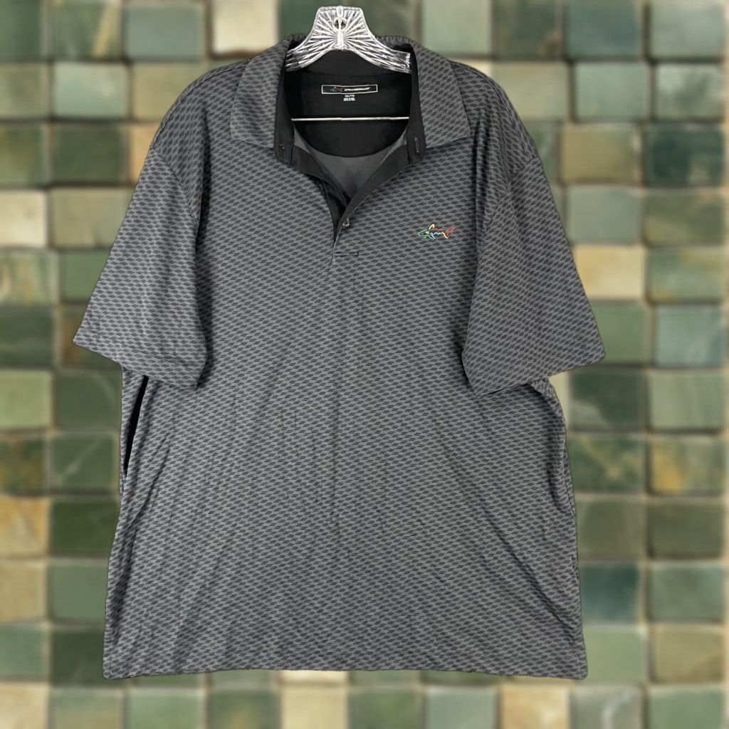 Vintage Greg Norman Polo Men 2XL Gray Polo 2XL Mens Greg Norman Gray Polo Size US XXL / EU 58 / 5 - 1 Thumbnail