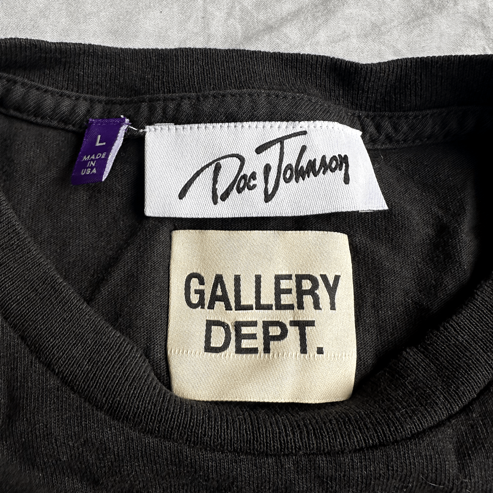 Gallery Dept. Gallery Dept x Doc Johnson Black Shirt With Front and Back Size US L / EU 52-54 / 3 - 3 Thumbnail