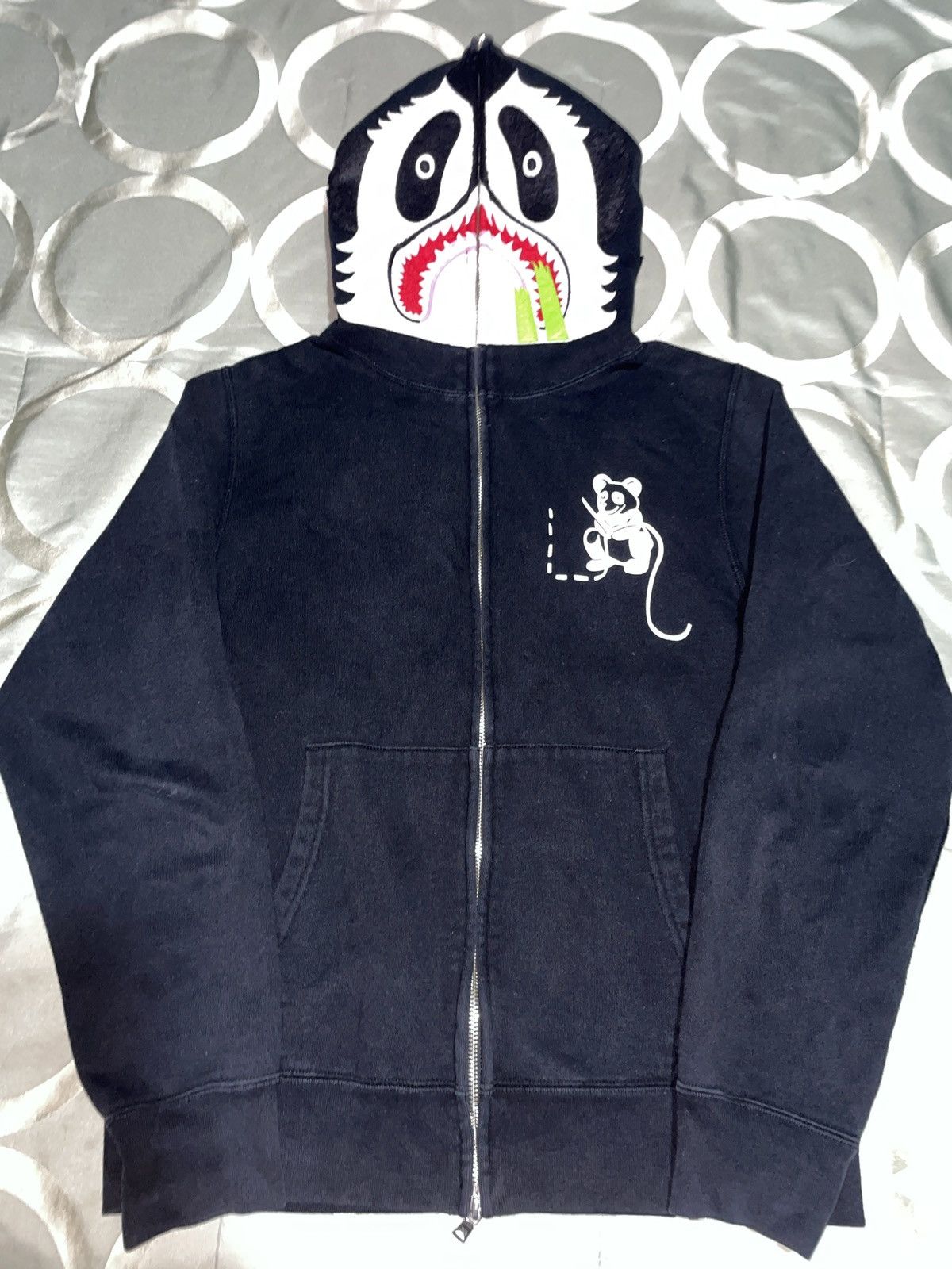Bape Bape black panda hoodie M Size US M / EU 48-50 / 2 - 1 Thumbnail