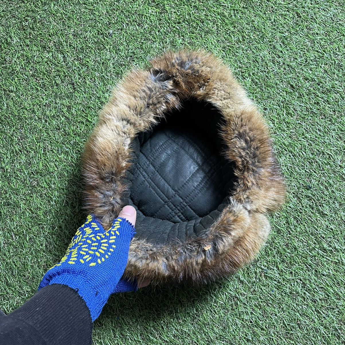 Vintage Vintage 90s Archive Fox Fur Trapper Hat Coldwear Worn In OS Size ONE SIZE - 6 Thumbnail