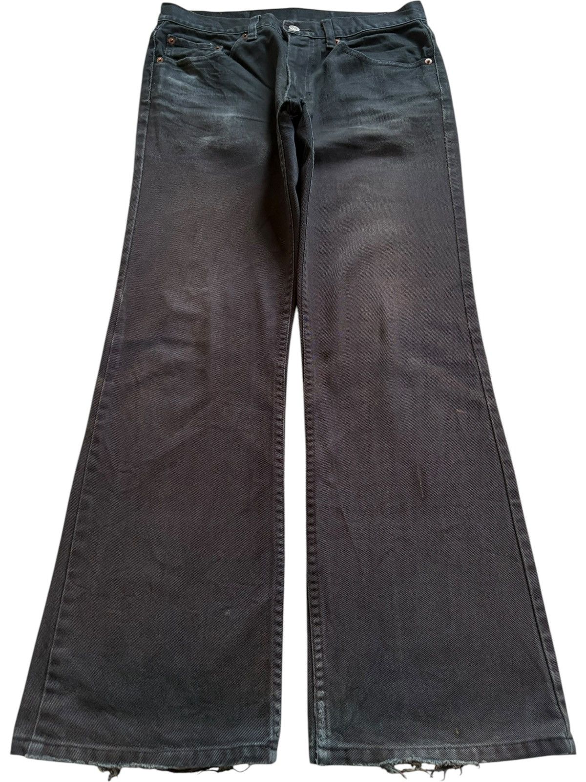 Levi's Vintage 90s Levis 537 Distressed Ripped Bootcut Flare Jeans Size US 30 / EU 46 - 1 Thumbnail