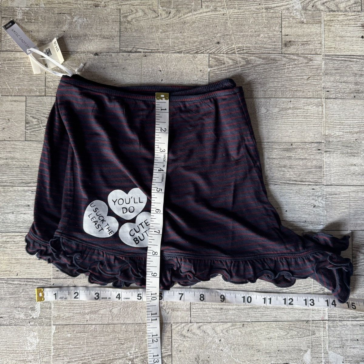 American Eagle Outfitters Live Live Dream, Retro, Conversation Heart, Sleep Shorts Size 36" / US 14 / IT 50 - 7 Thumbnail