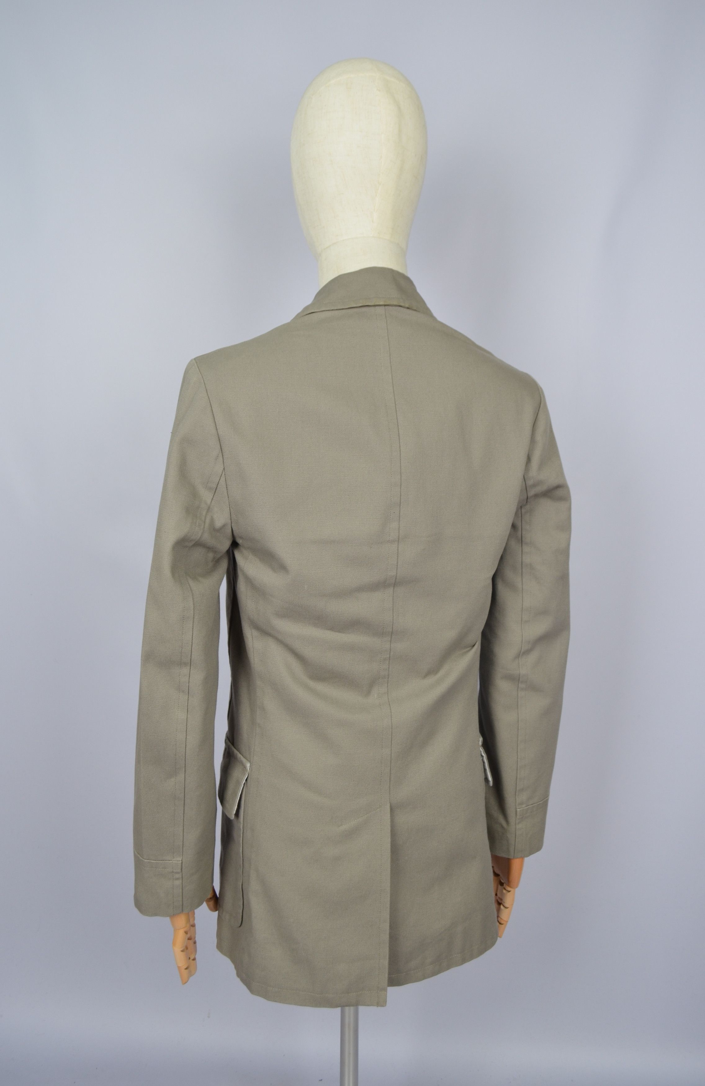 Unis Unis USA Beige Cotton Peacoat Jacket Coat Size 36 / S Size US S / EU 44-46 / 1 - 8 Thumbnail