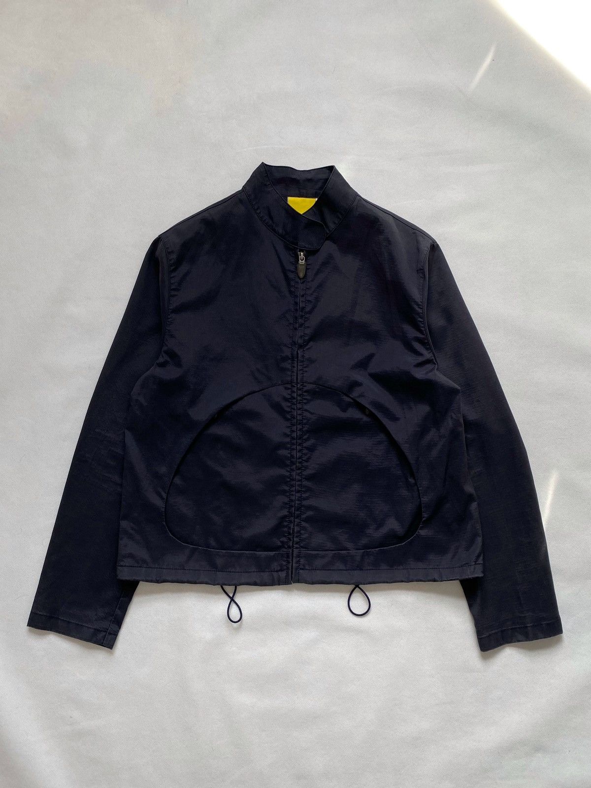 image of 2000S Mandarina Duck Egg Cell Wide Jacket in Black, Women's (Size Large)