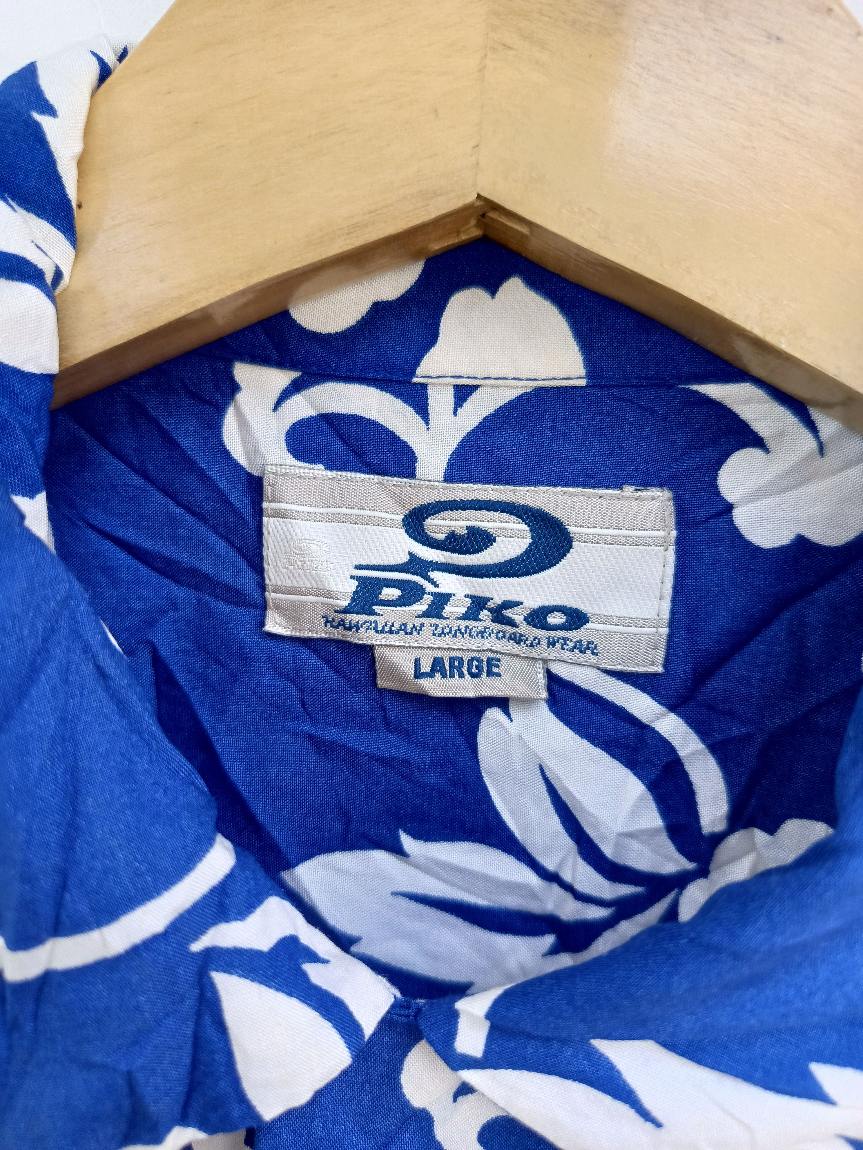 Japanese Brand Piko Hawaiian shirt button ups Size US L / EU 52-54 / 3 - 5 Thumbnail