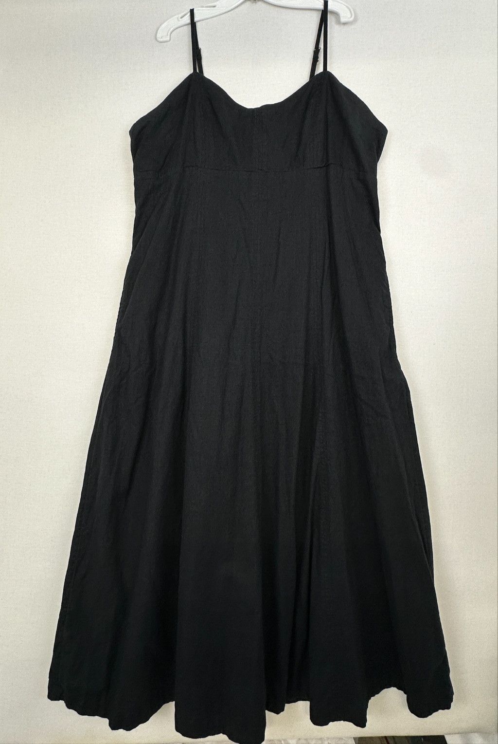 Abercrombie & Fitch Abercrombie & Fitch Black Linen Blend Maxi Dress XLP Size XL / US 12-14 / IT 48-50 - 1 Thumbnail