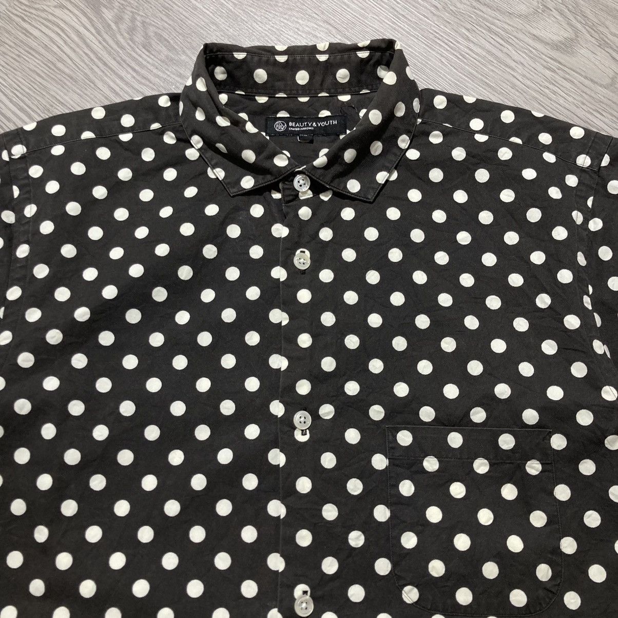 Issey Miyake 🇯🇵 2000s Beauty&Youth Poldakot Motif Button Up Shirt Designer Size US M / EU 48-50 / 2 - 3 Thumbnail