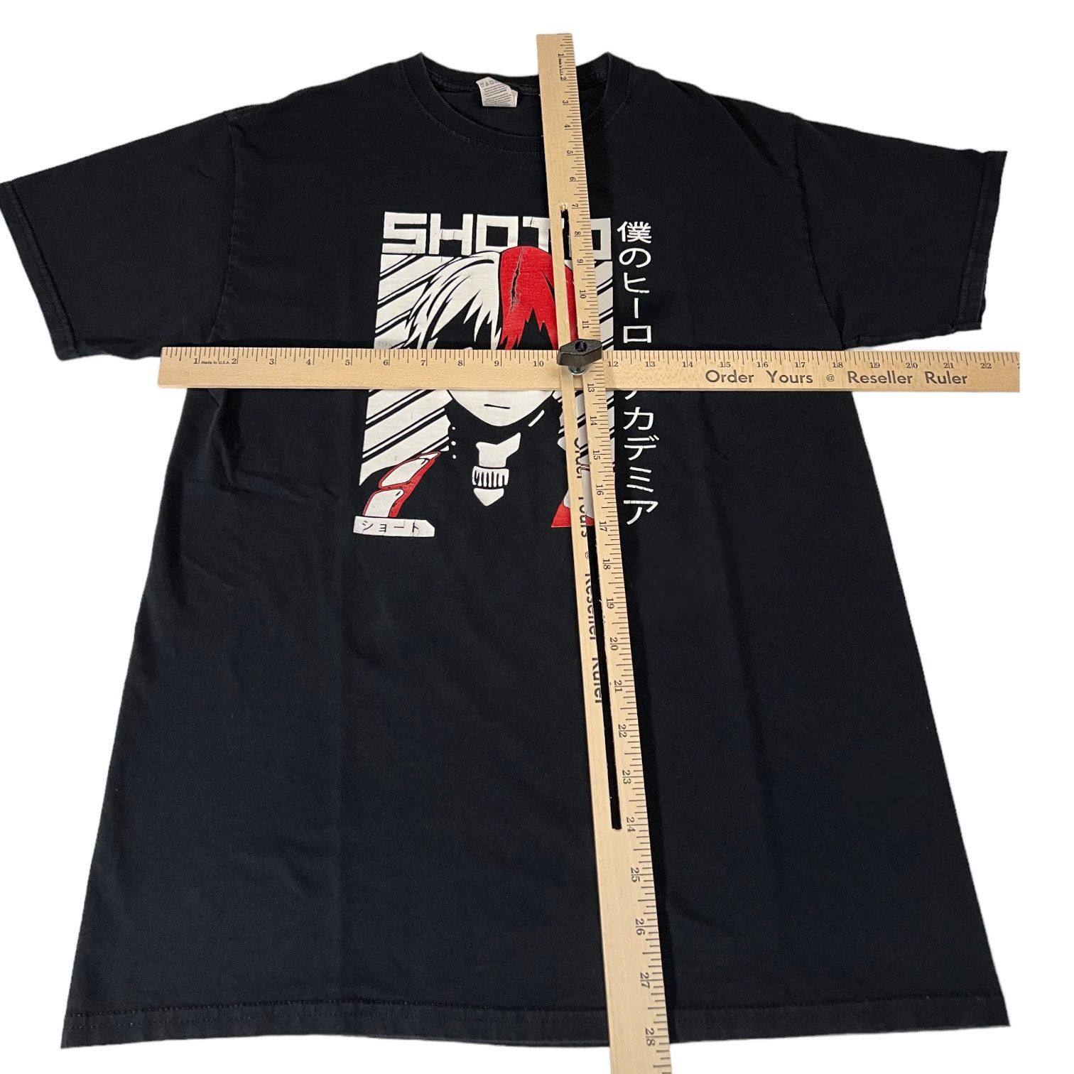 Other My Hero Academia Shoto Todoroki Black T-Shirt - Anime Manga Size US M / EU 48-50 / 2 - 7 Thumbnail