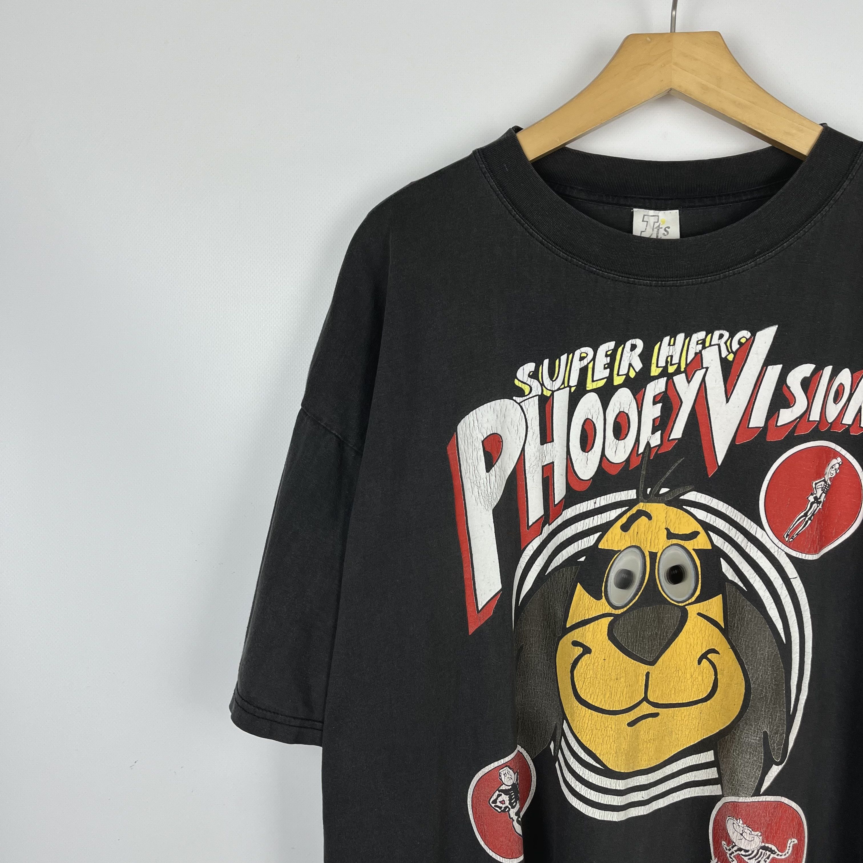Cartoon Network Vintage Super Hero Phooey Vision Cartoon T Shirt 1994 Size US XL / EU 56 / 4 - 5 Thumbnail
