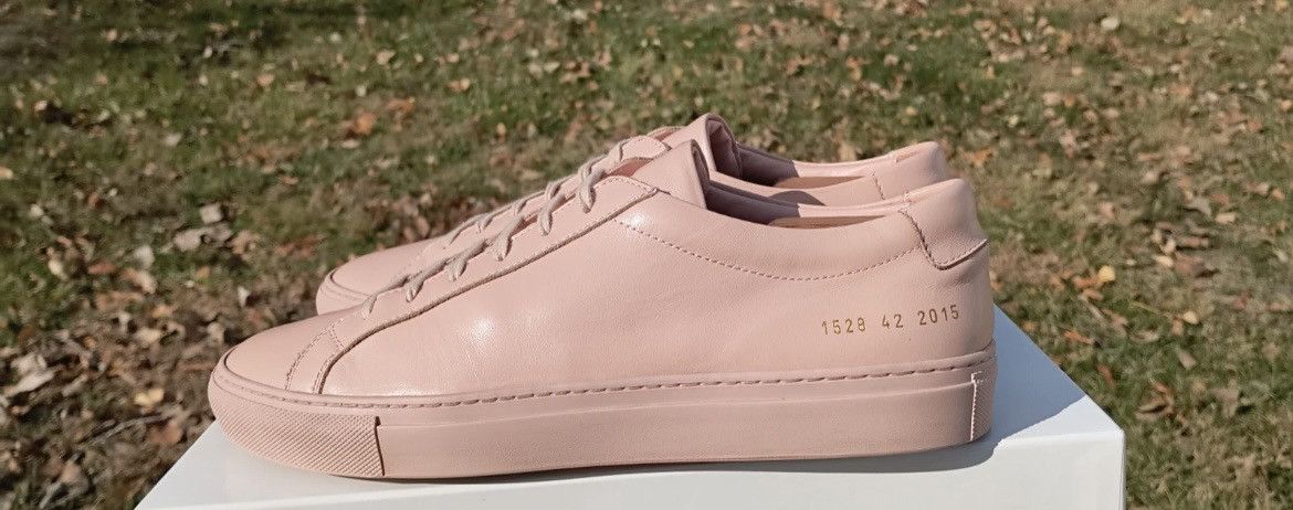 Common Projects Achilles Low 'Blush' 42EU 9/9.5US 1528