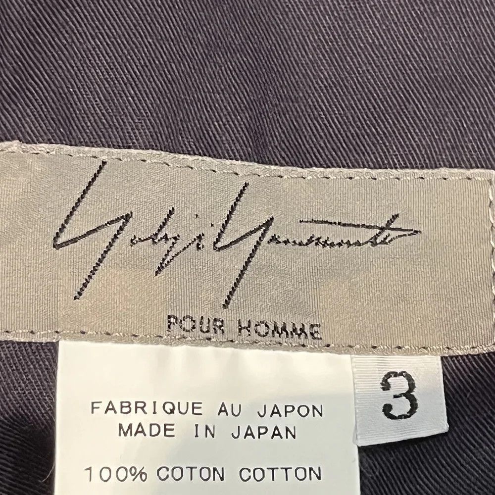 Yohji Yamamoto Yohji Yamamoto pour homme/HD-P30-011 Cotton wide-leg pants Size US 40 / EU 56 - 6 Thumbnail