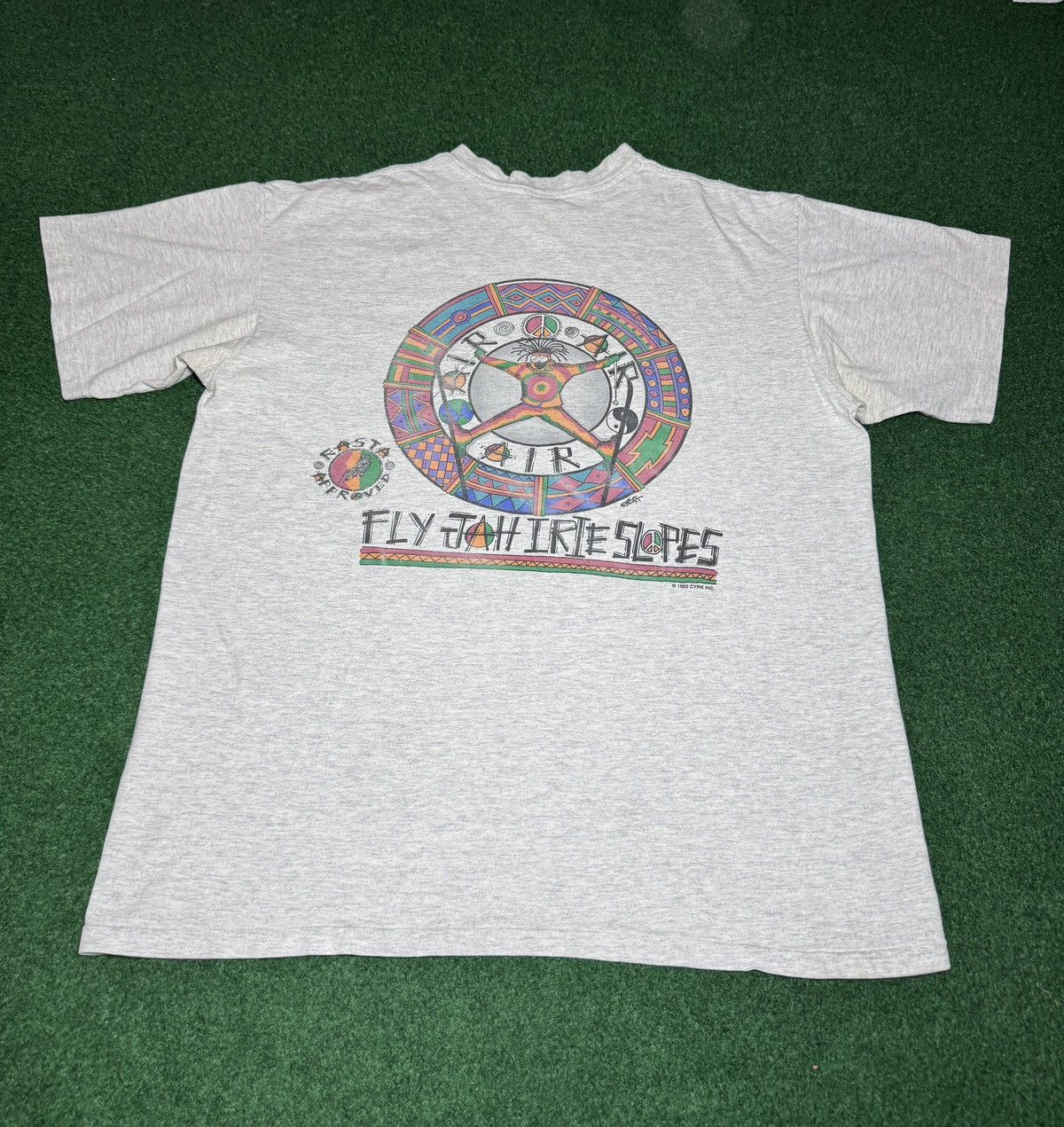 Vintage Vintage Rasta Ski Slopes Skiing T Shirt 90s XL T Shirt Size US XL / EU 56 / 4 - 1 Thumbnail
