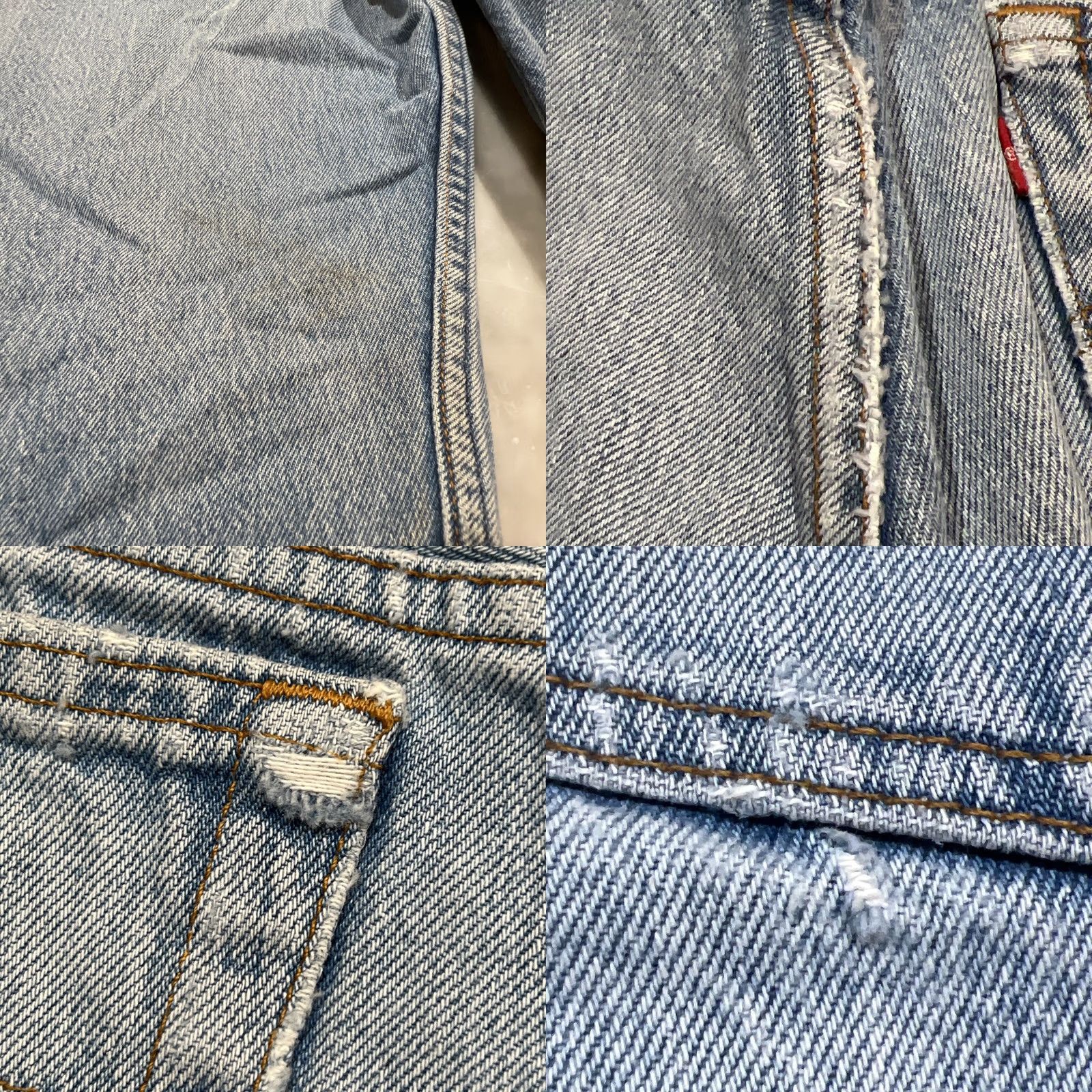Vintage VINTAGE LEVIS 501 Jeans Original Fit Button Fly Measure 36x32 Size 38x34 USA Men Size US 36 / EU 52 - 9 Thumbnail