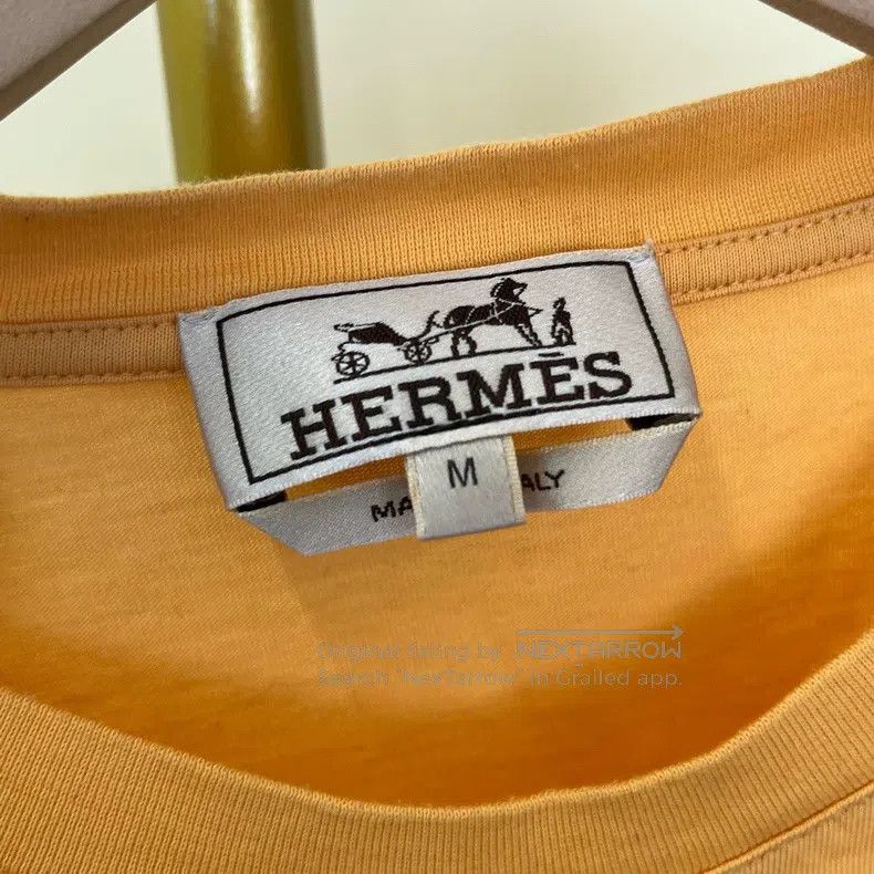 Hermes Hermes Melon color logo pattern printed short-sleeve T-shi Size US M / EU 48-50 / 2 - 5 Thumbnail