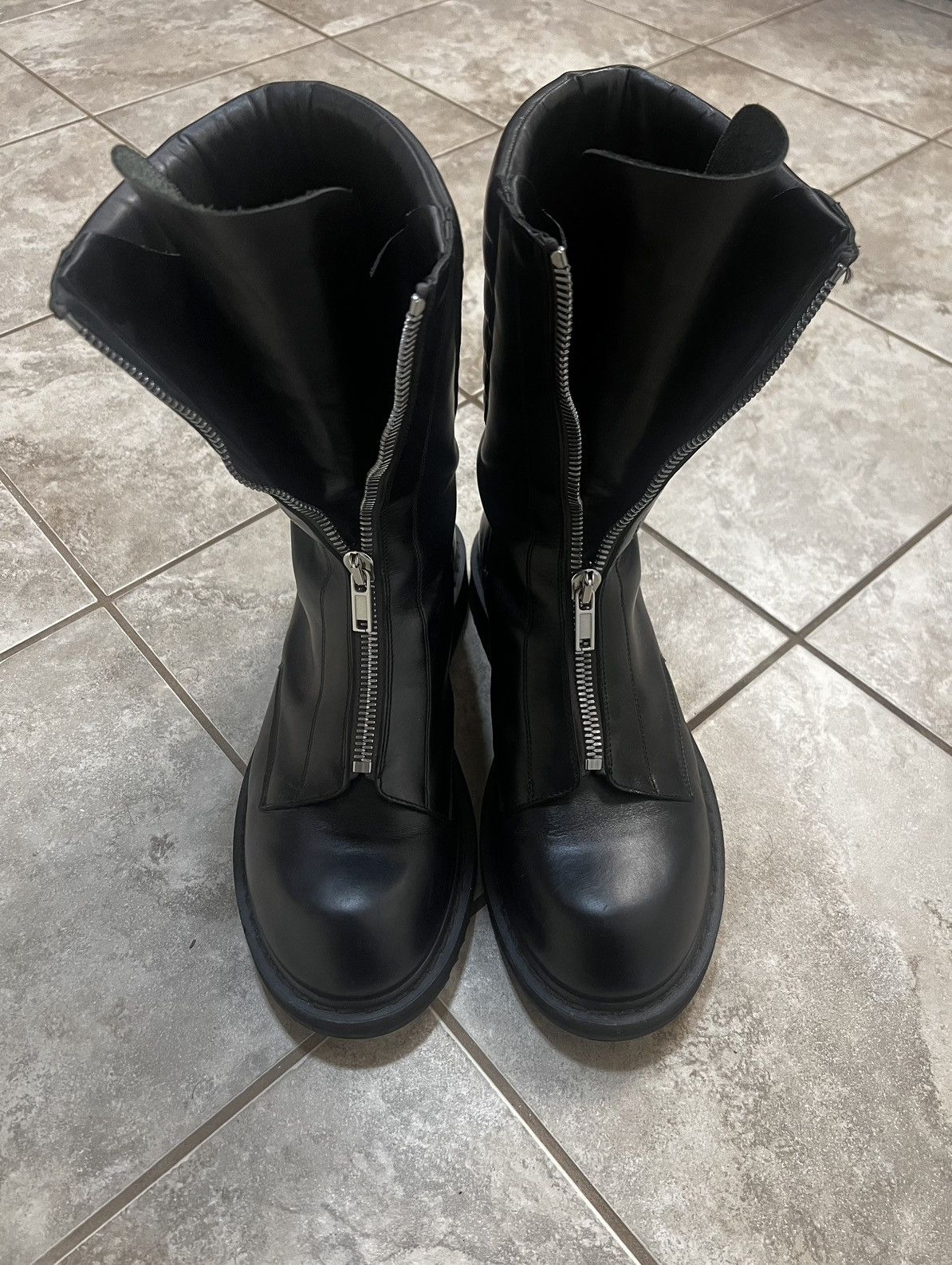 Rick Owens Rick Owens AW22 “Strobe” Basket Creeper Boots Size US 11.5 / EU 44-45 - 8 Thumbnail