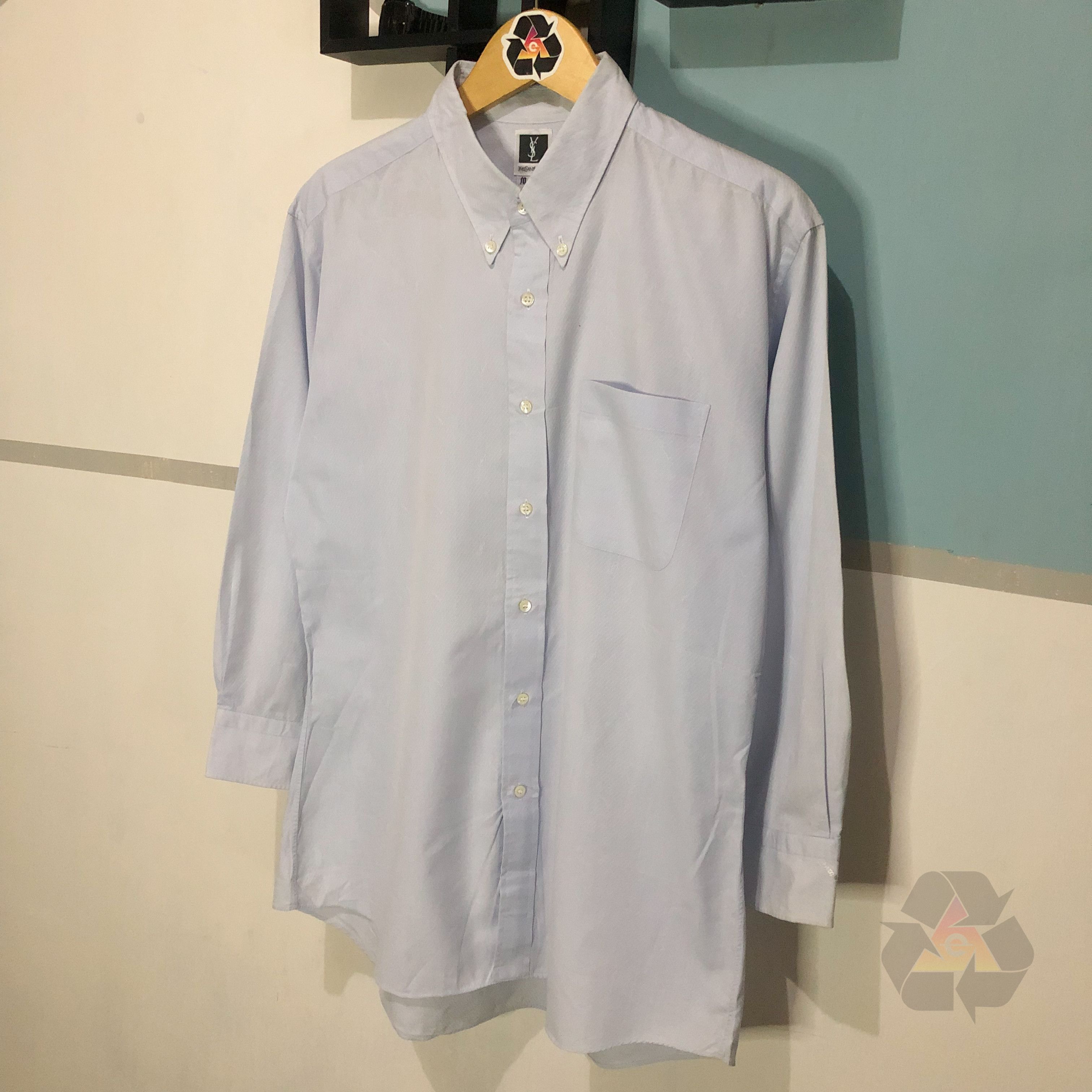 Designer Yves Saint Laurent Shirts M.Montani Y2K Size US L / EU 52-54 / 3 - 3 Thumbnail