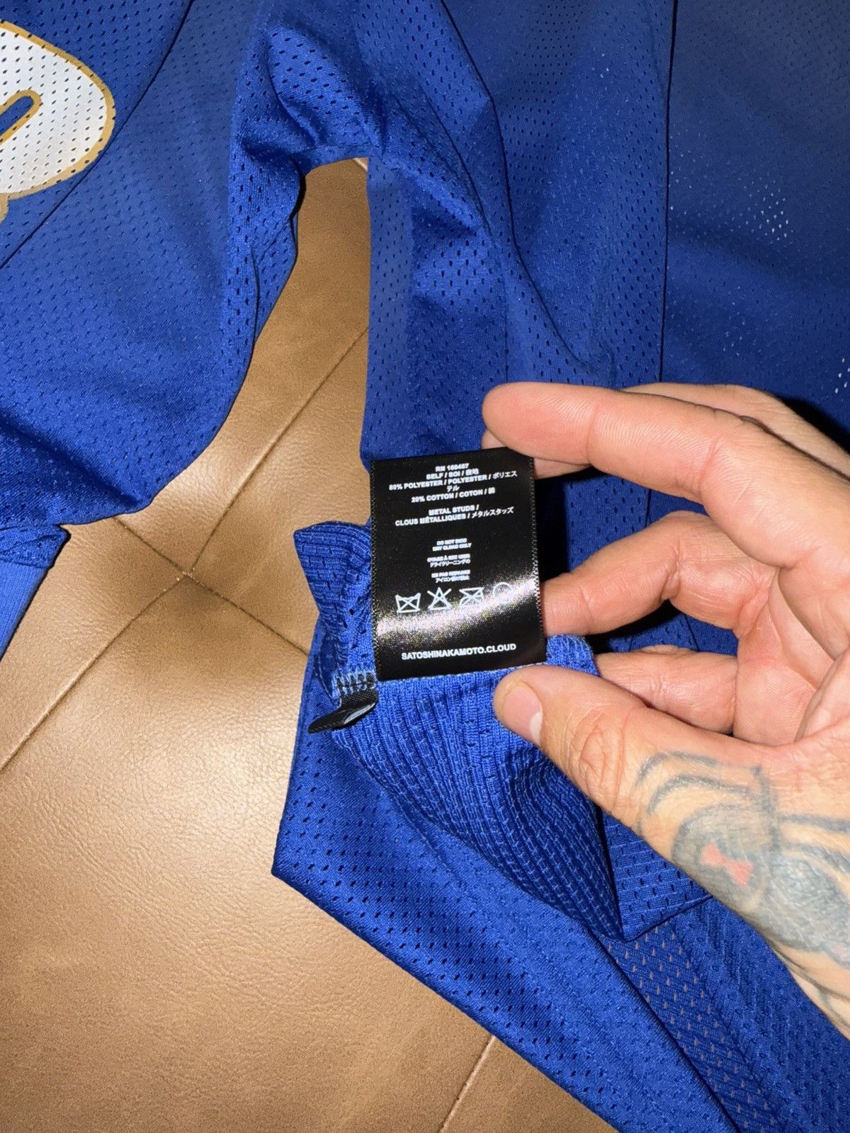 Satoshi Nakamoto Satoshi nakamoto mesh jersey Size US M / EU 48-50 / 2 - 8 Thumbnail