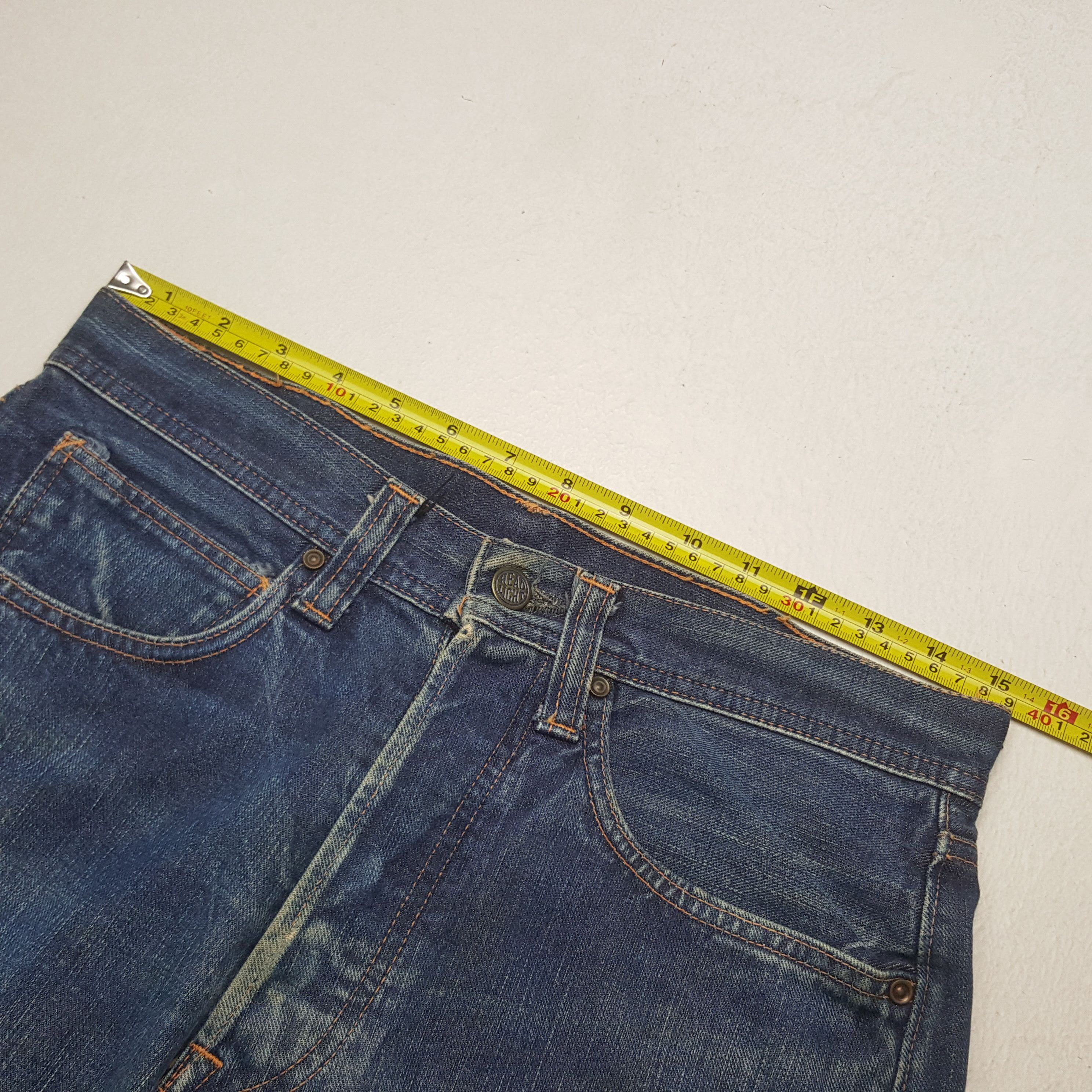 Japanese Brand Vintage Head Light Japanese Brand Denim Jeans RR13 Size US 30 / EU 46 - 7 Thumbnail