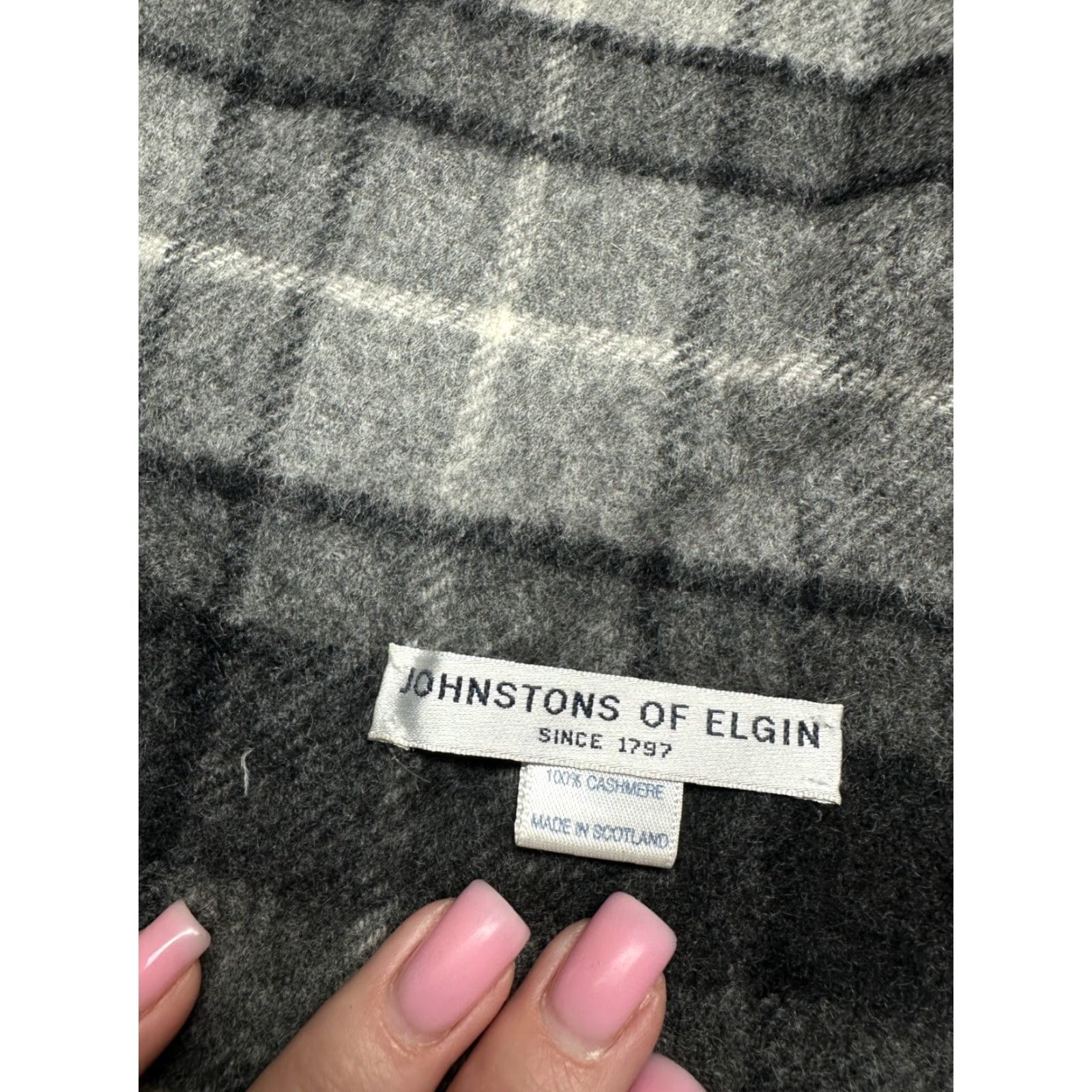 Johnstons Of Elgin Johnstons Of Elgin Scarf Women Plaid Multicolor Cashmere Wool 160 cm 26 cm Size ONE SIZE - 2 Thumbnail