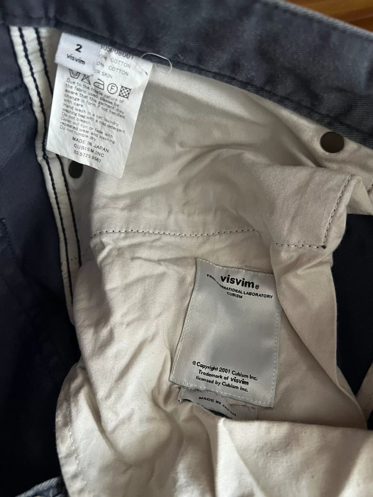 Visvim visvim 2012 Gray Five-Pocket Casual Pants Size US 26 / EU 42 - 8 Thumbnail