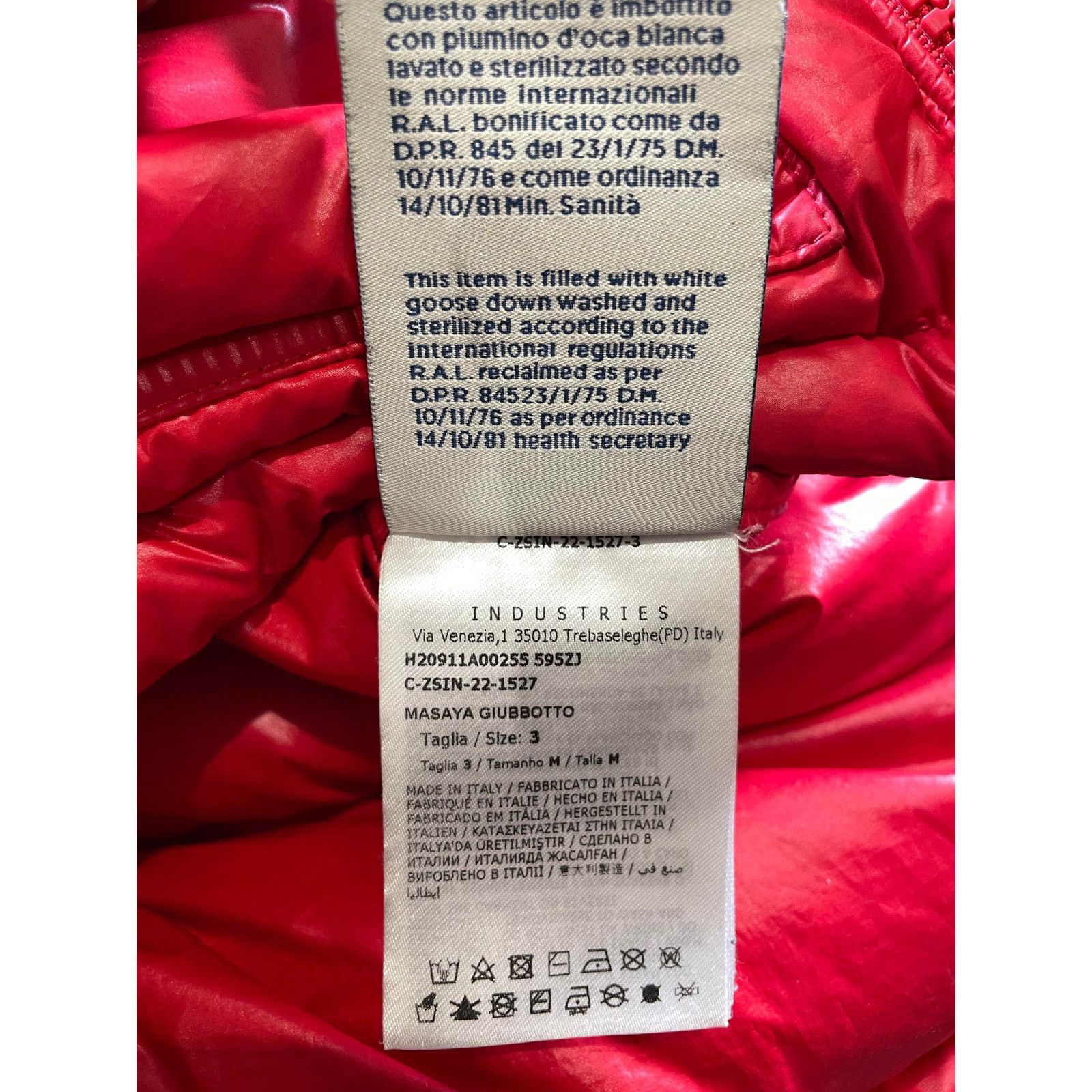 Moncler Moncler Red Masaya Puffer Jacket Size US L / EU 52-54 / 3 - 11 Thumbnail