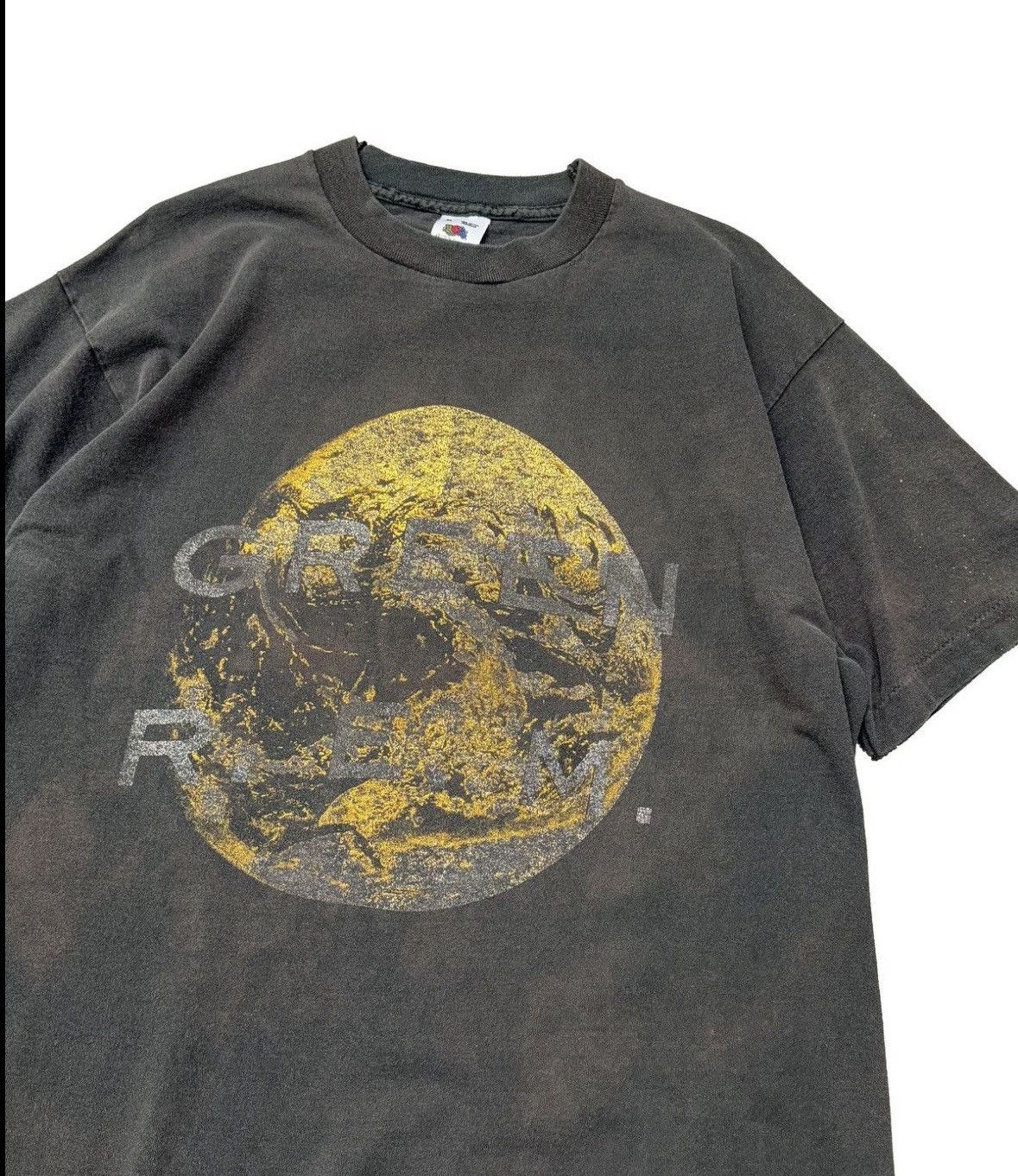 Band Tees Vintage 90s R.E.M. Green tee Size US L / EU 52-54 / 3 - 4 Thumbnail