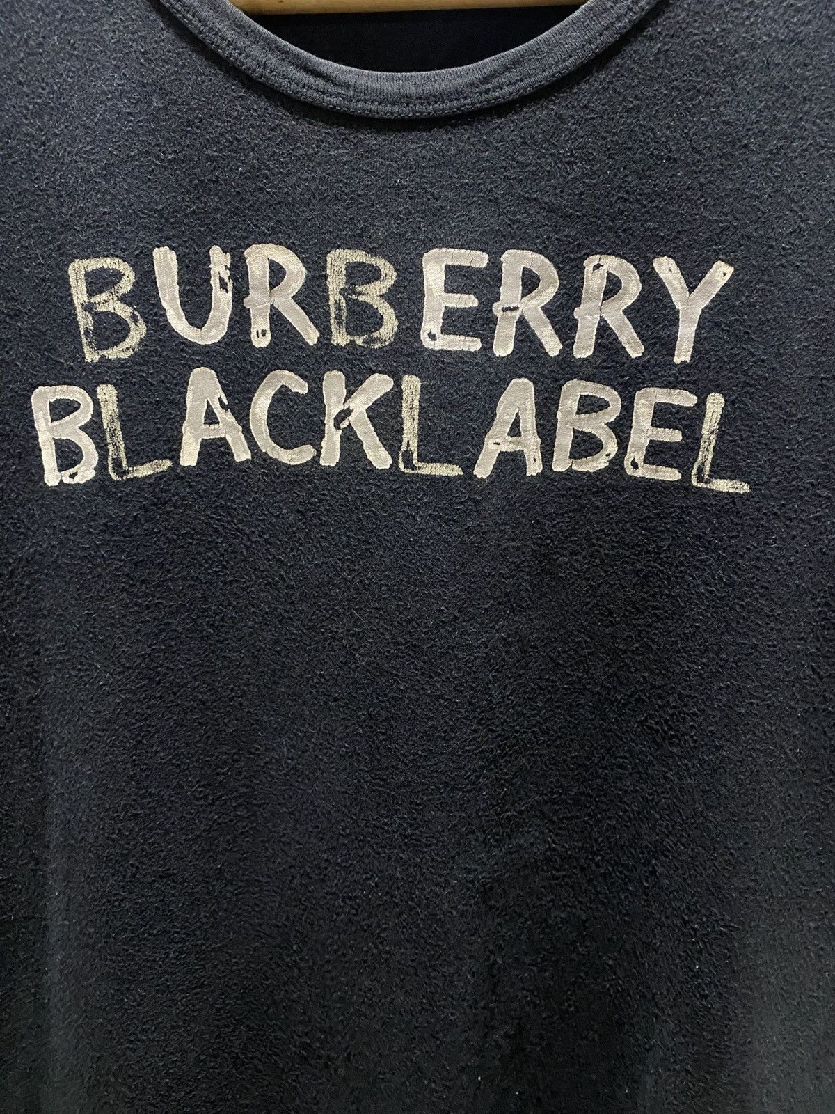 Burberry Burberry Black Label Spellout T-shirt Made Japan Size US M / EU 48-50 / 2 - 5 Thumbnail