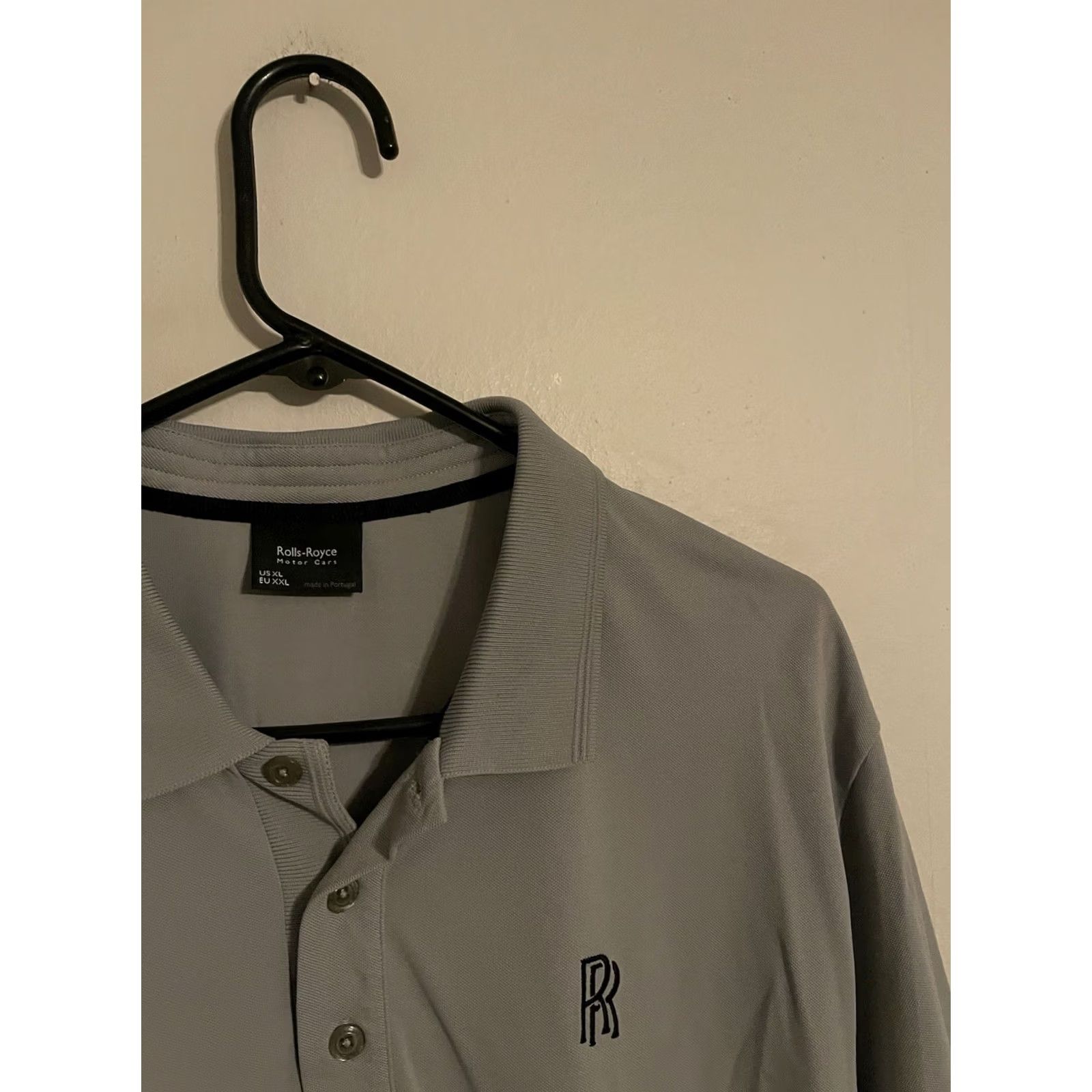 Vintage VINTAGE Rolls-Royce Motor Cars RR Gray S/S Athletic Golf Polo Shirt - Men's XL Gray Polo Shirt Mens XL Size US XL / EU 56 / 4 - 2 Thumbnail