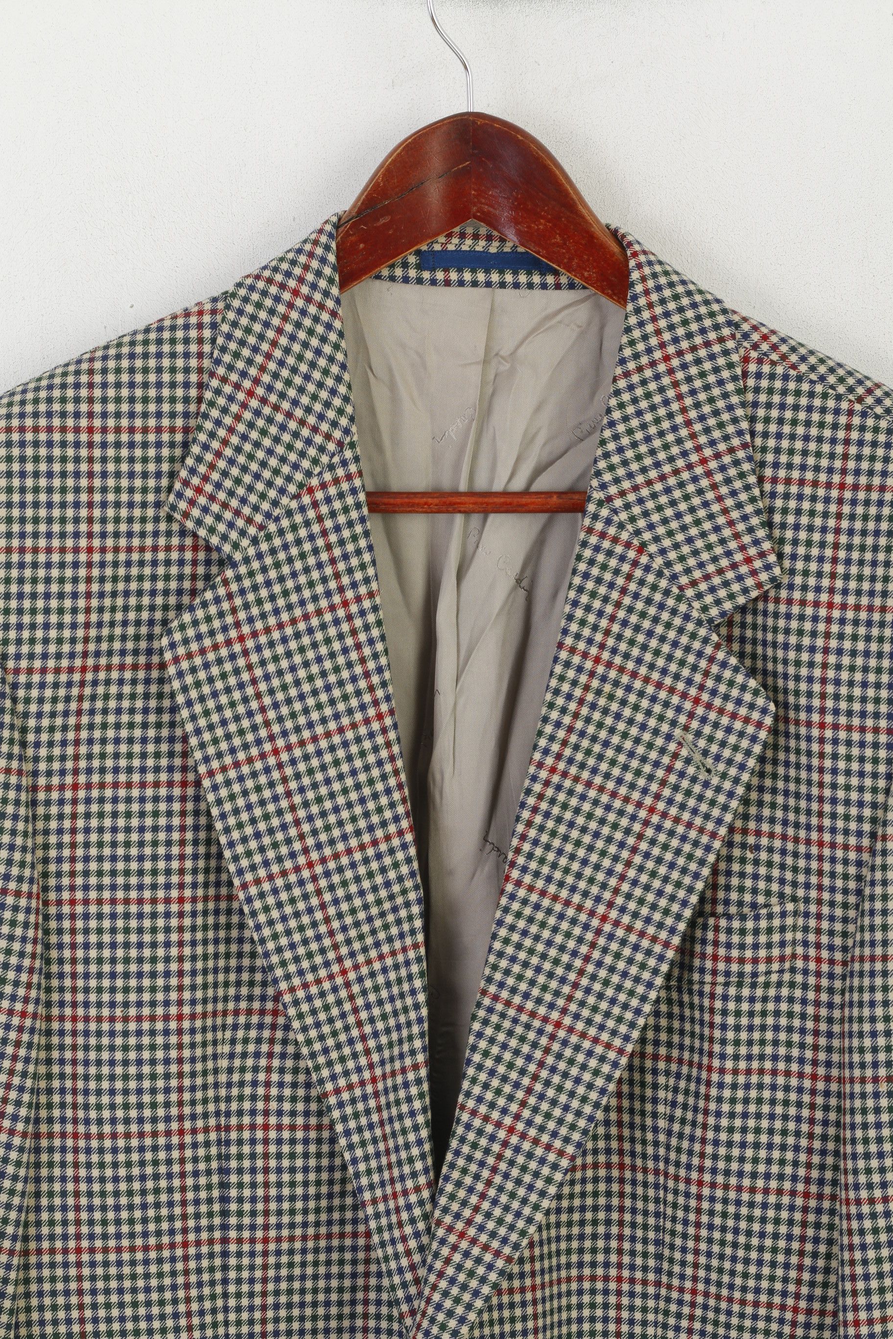 Pierre Cardin Pierre Cardin Paris Men 98 40 Blazer Green Wool Vintage 3070 Size 40R - 3 Thumbnail