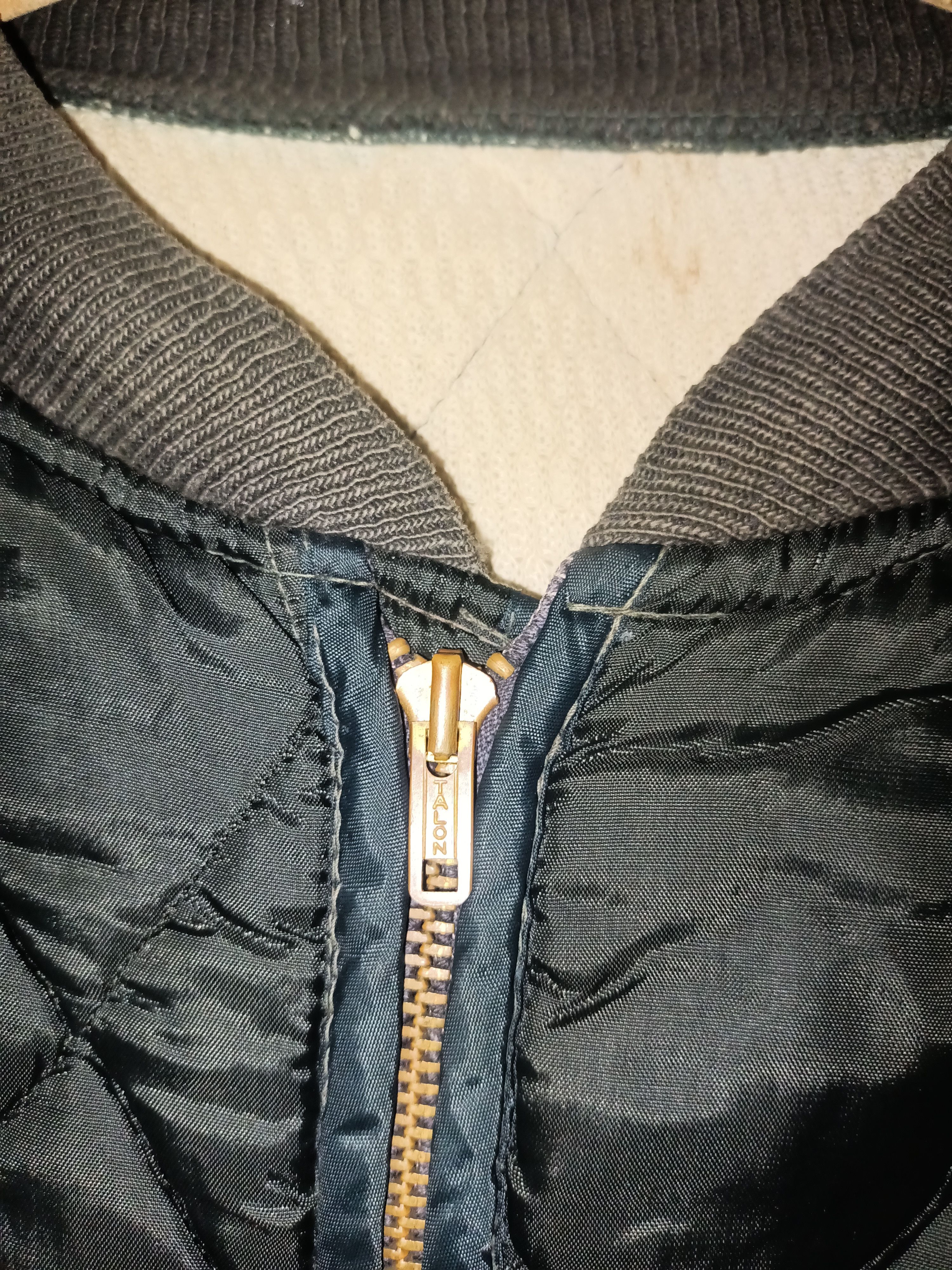 Vintage True Vintage 50's Bombers Black Jacket Talon Zipper USA Size US XL / EU 56 / 4 - 2 Thumbnail